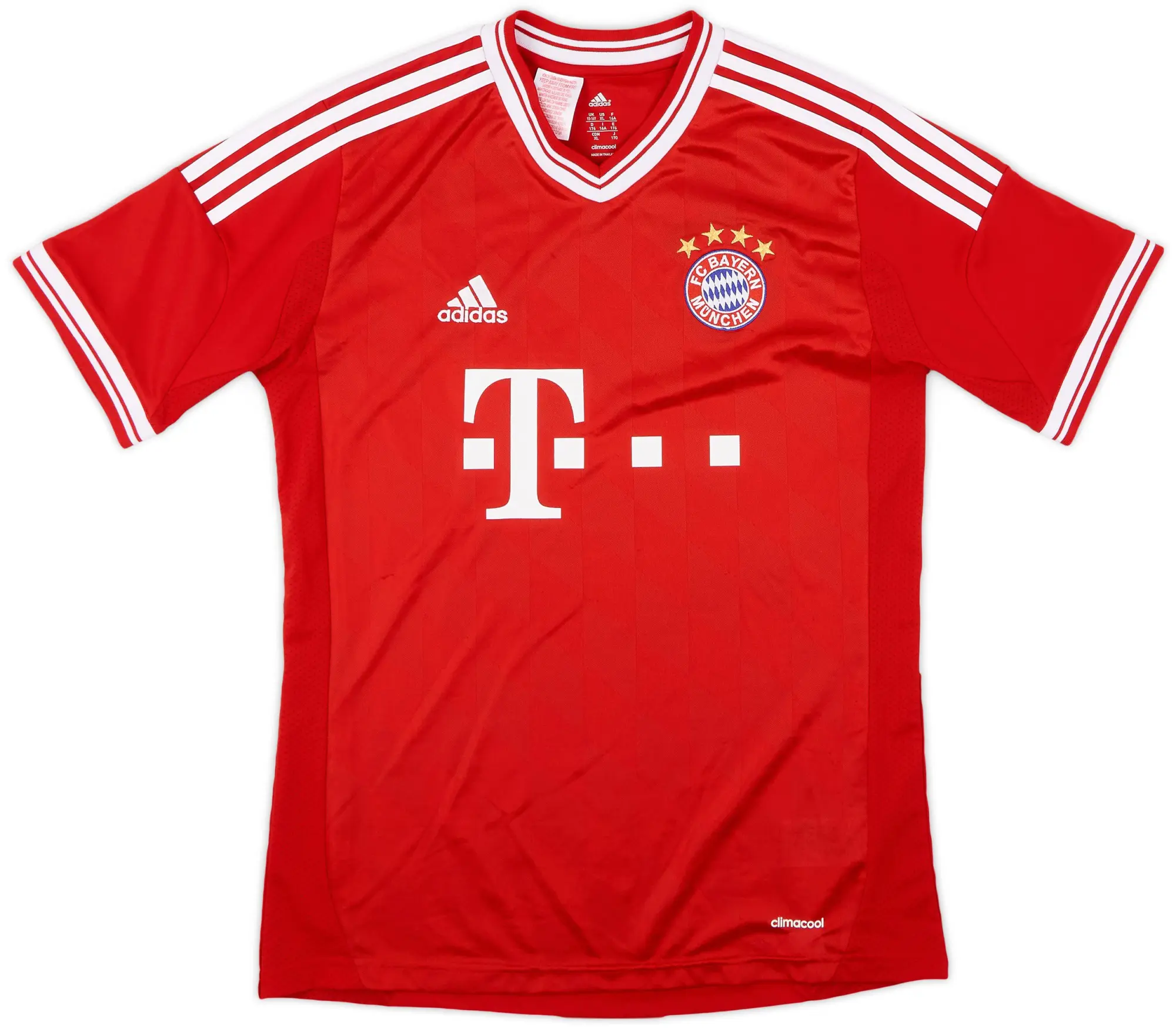adidas 2013-14 Bayern Munich Home Shirt - 9/10 - (XL.Boys)