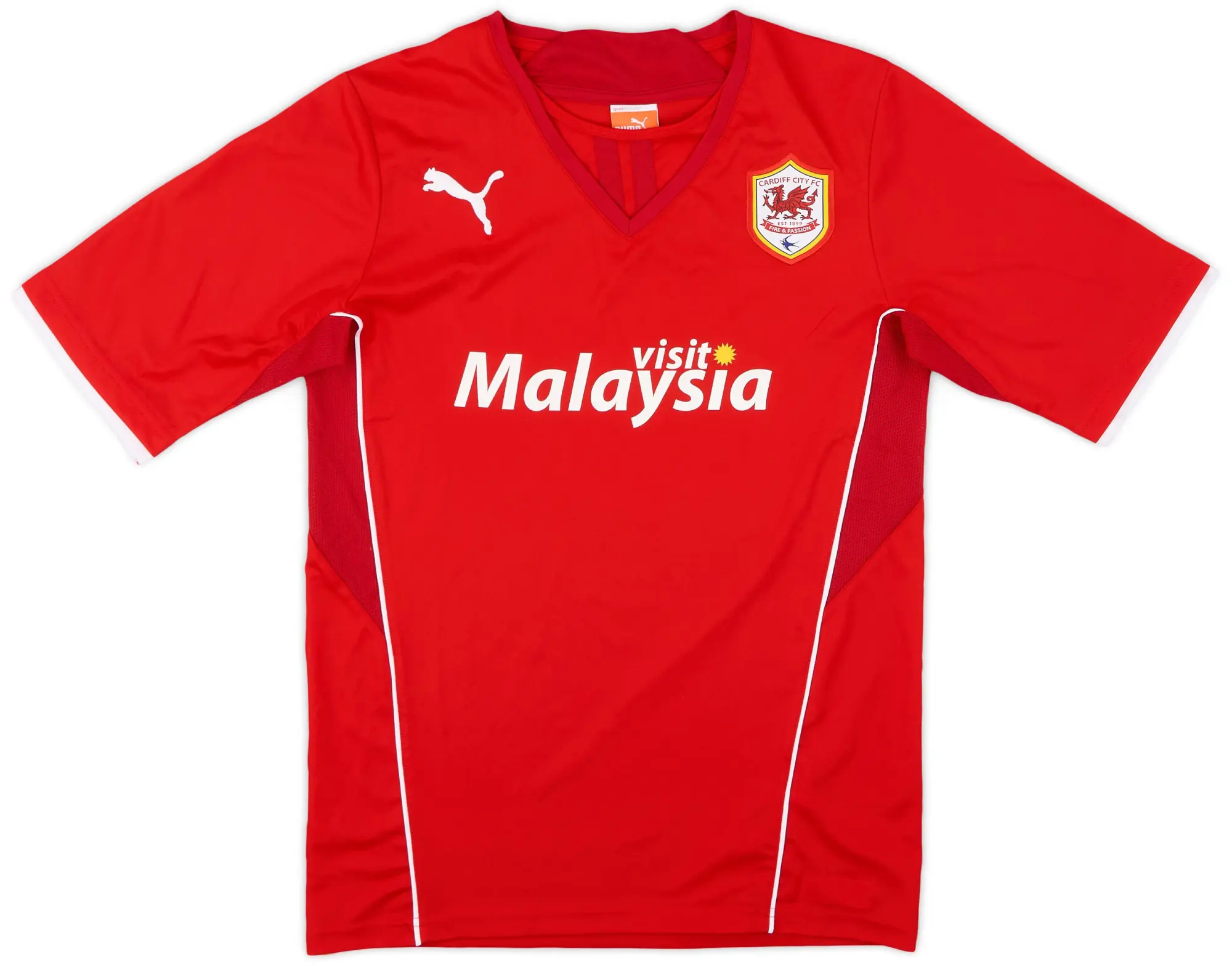 Puma 2013-14 Cardiff Home Shirt - 7/10 - (S)