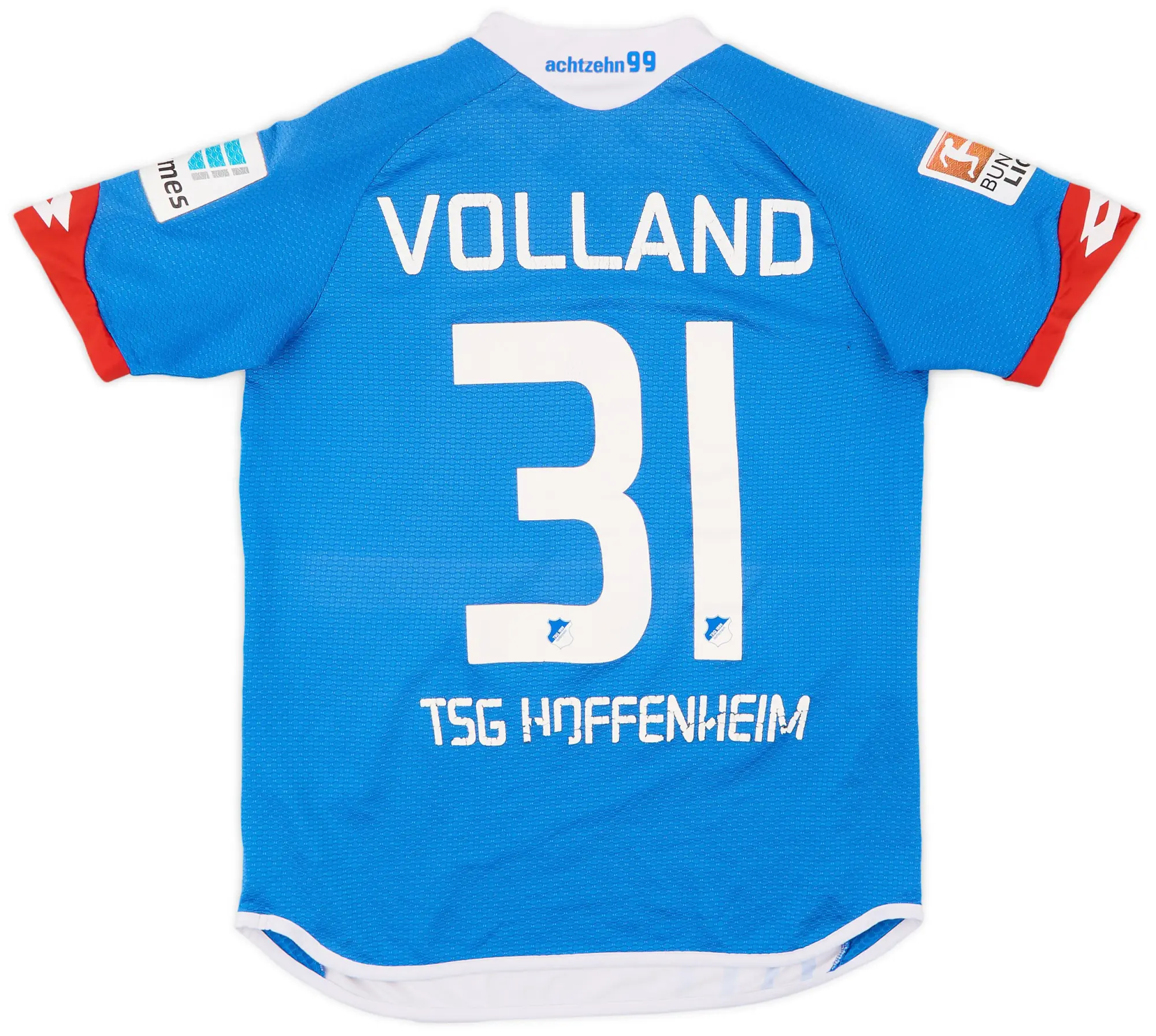 Lotto 2015-16 TSG Hoffenheim Home Shirt Volland #31 - 4/10 - (XL.Boys)