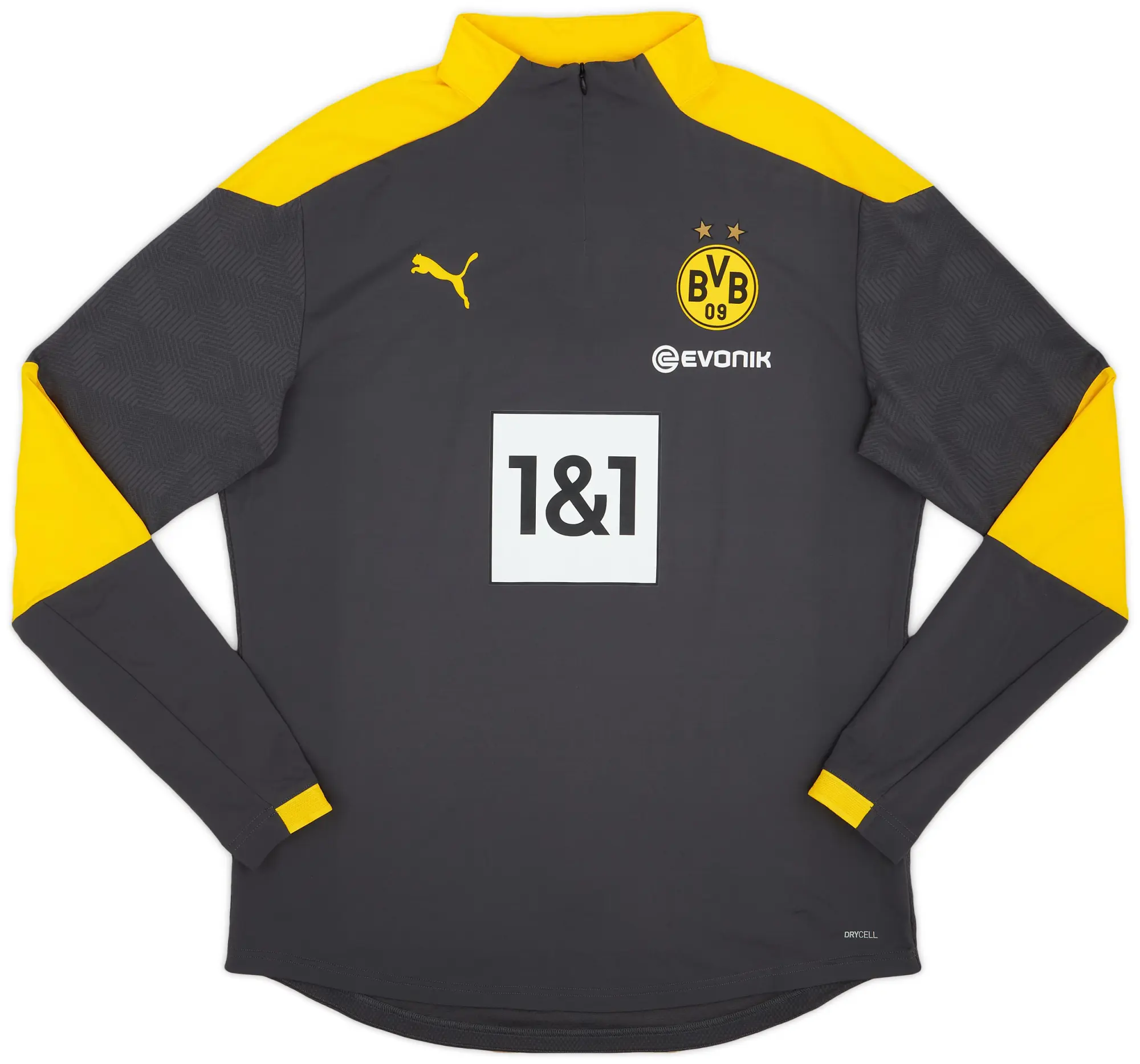 2020-21 Borussia Dortmund Puma 1/4 Zip Drill Top - 9/10 - (XL)