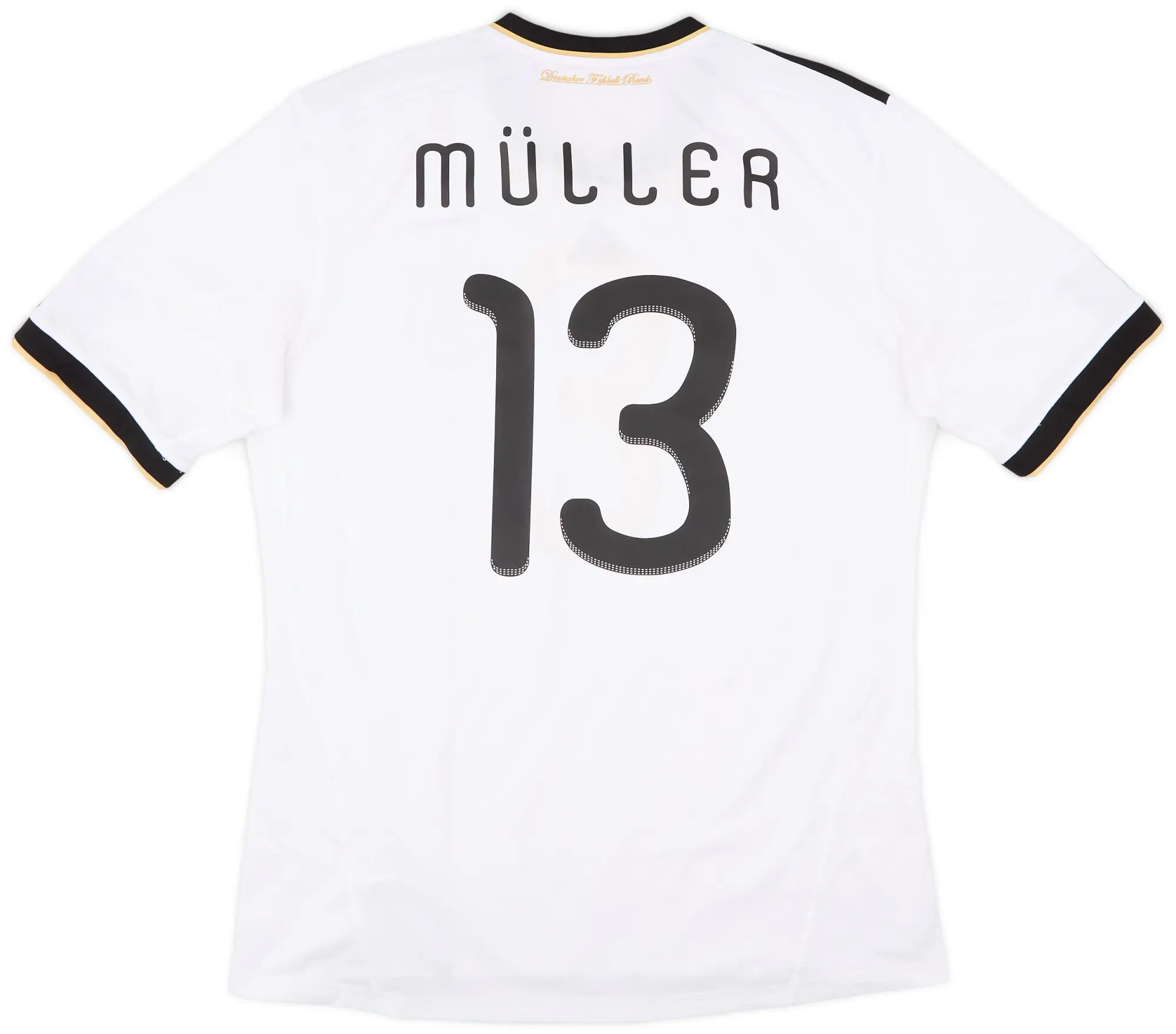 adidas 2010-11 Germany Home Shirt Muller #13 - 6/10 - (XL)