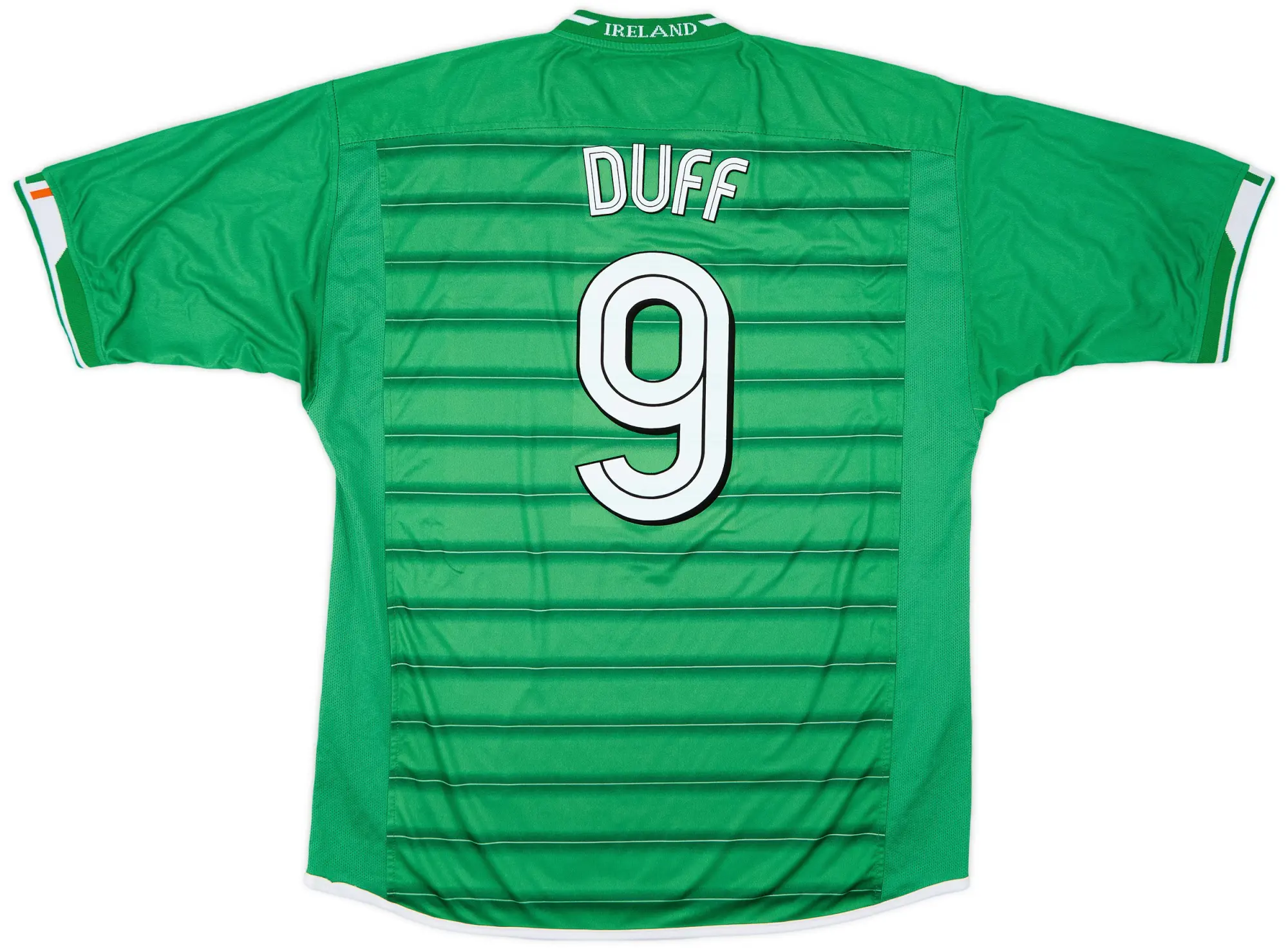 Umbro 2003-04 Ireland Home Shirt Duff #9 - 8/10 - (XL)