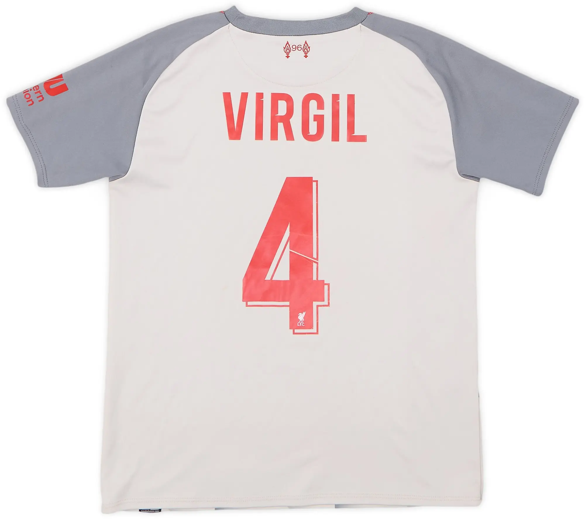 NewBalance 2018 19 Liverpool Third Shirt Virgil 4 6 10 S.Boys