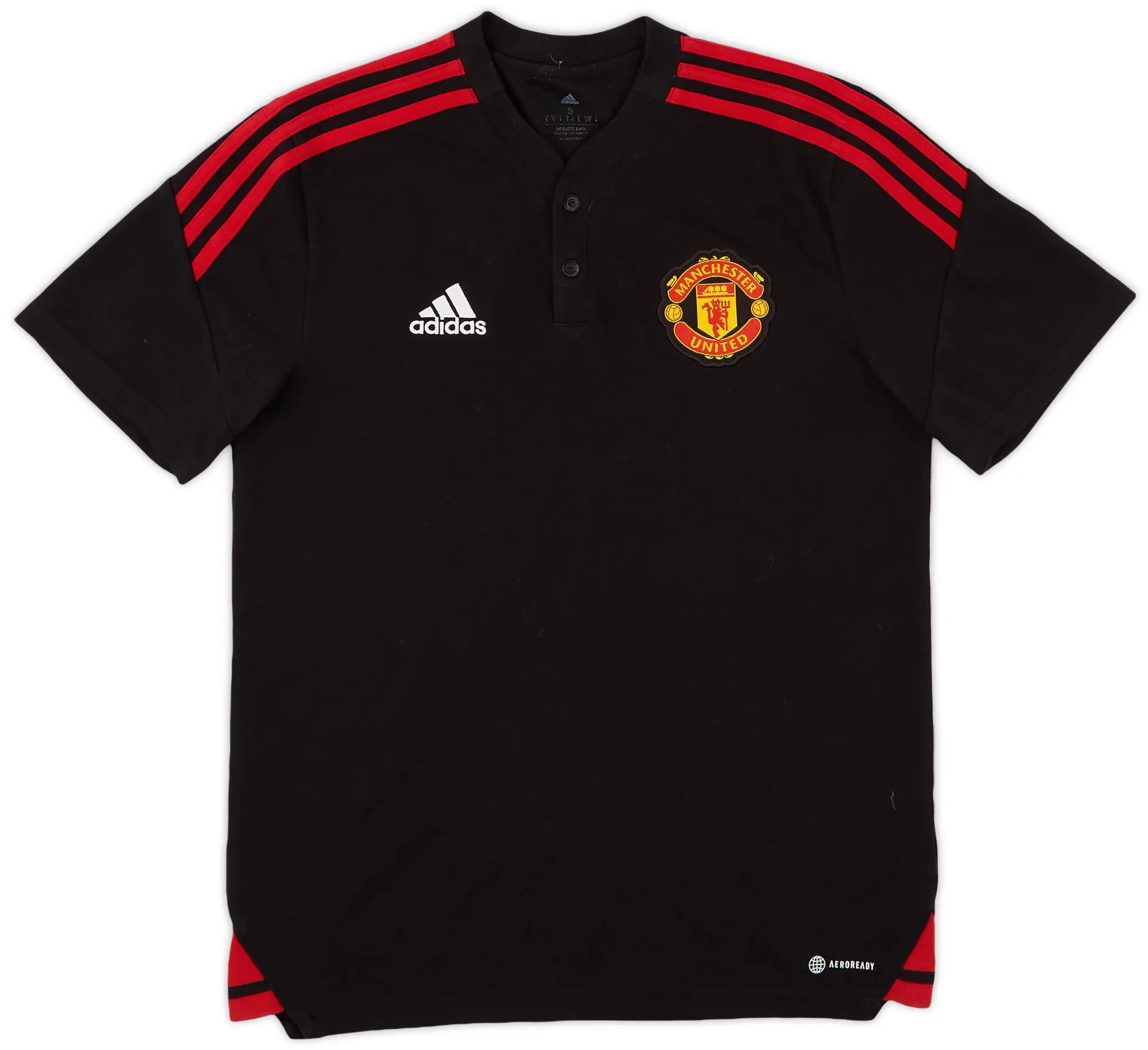 2022-23 Manchester United adidas Polo Shirt - 8/10 - (S)