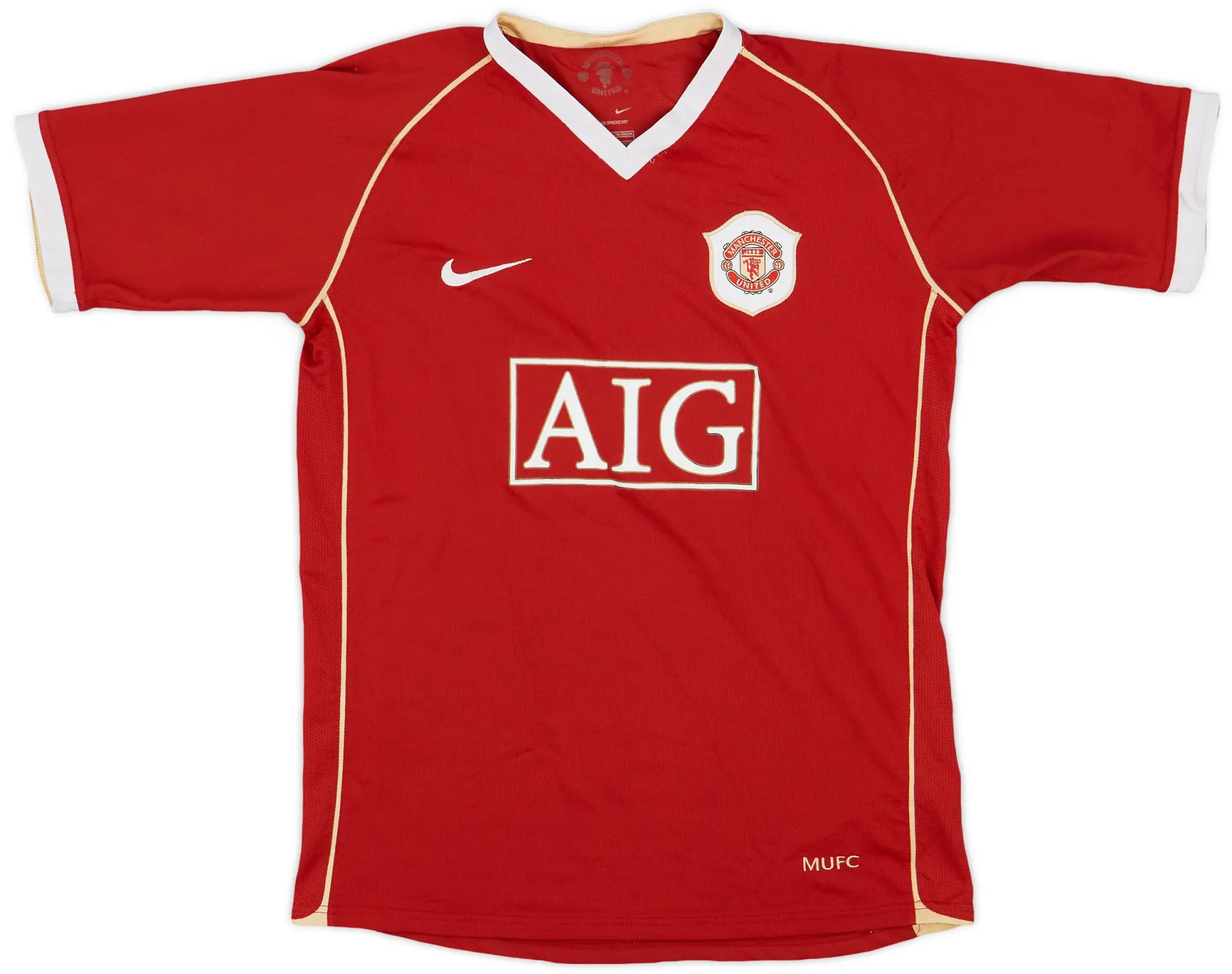 Nike 2006-07 Manchester United Home Shirt - 9/10 - (XL.Boys)