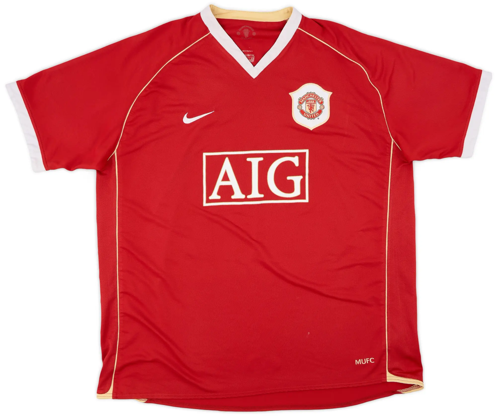 Nike 2006-07 Manchester United Home Shirt Solskjaer #20 - 8/10 - (XXL)