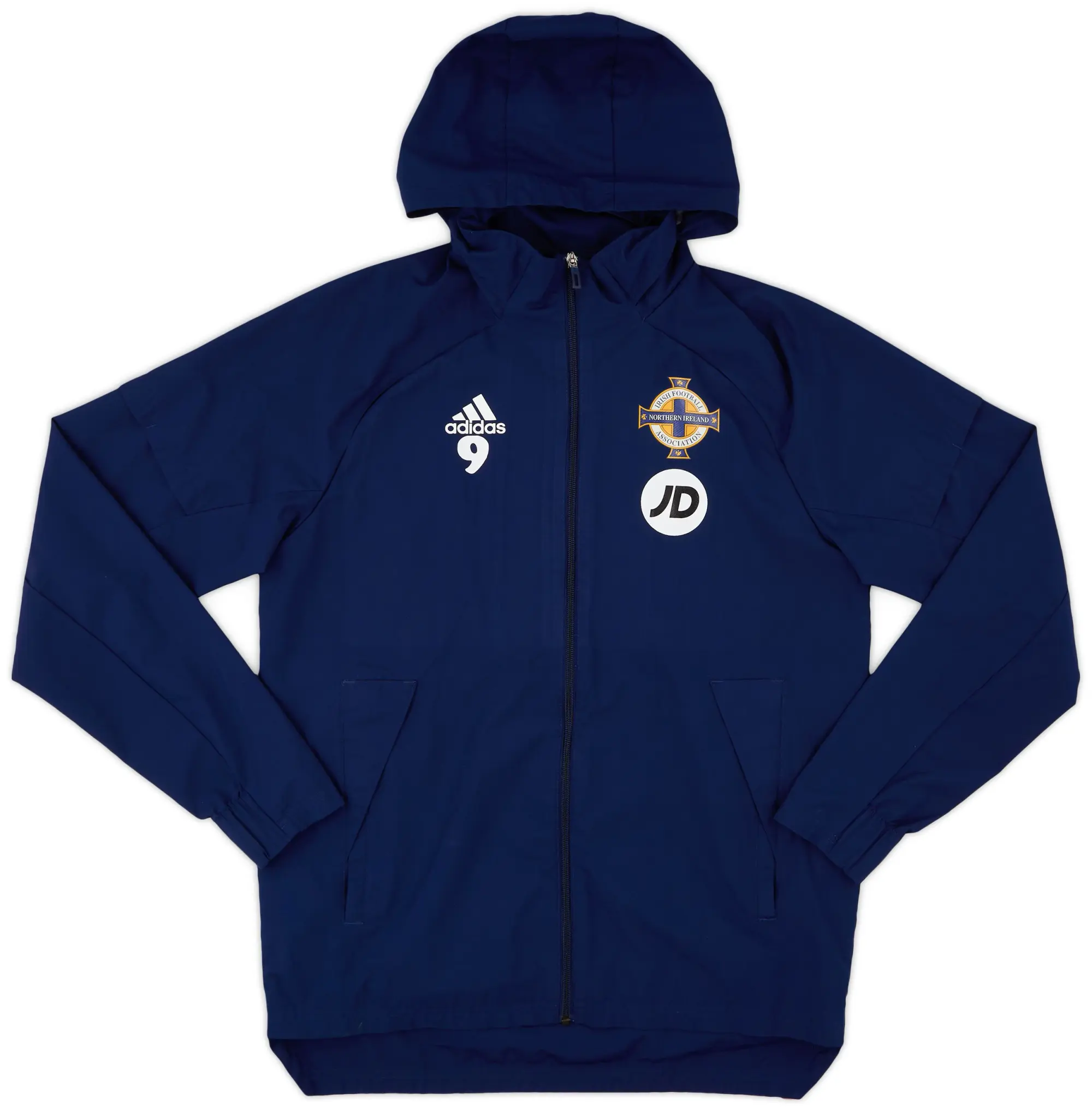 2019-20 Northern Ireland Player Issue adidas Track Jacket - 8/10 - (S)