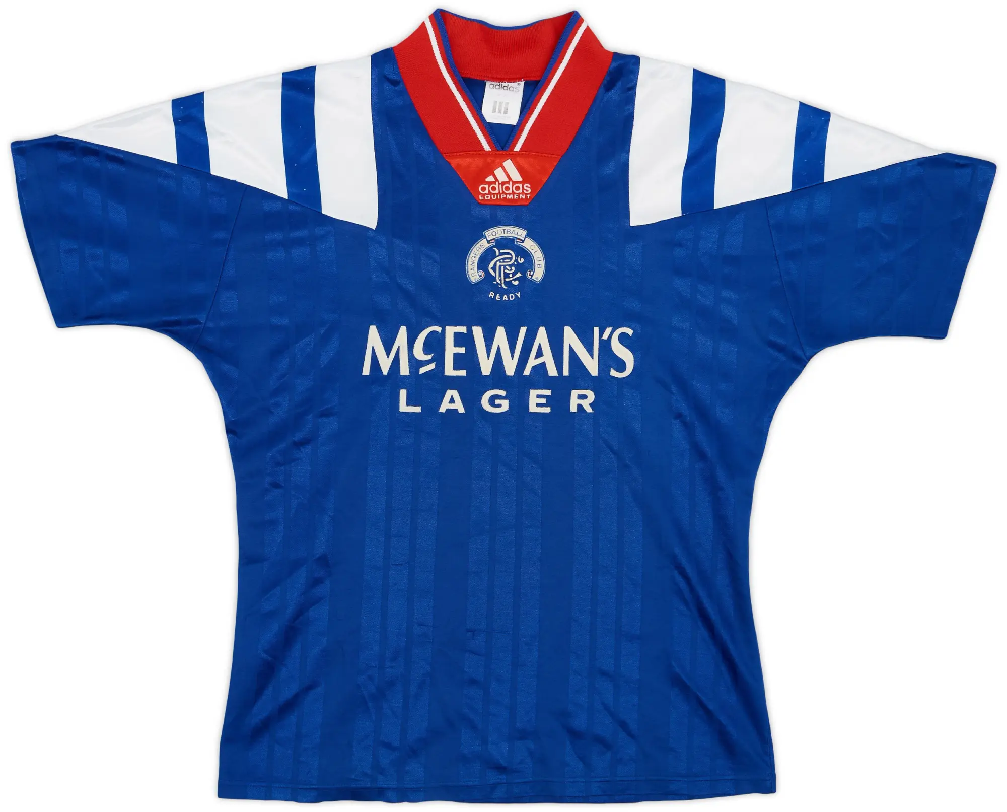 adidas 1992-94 Rangers Home Shirt - 7/10 - (S)