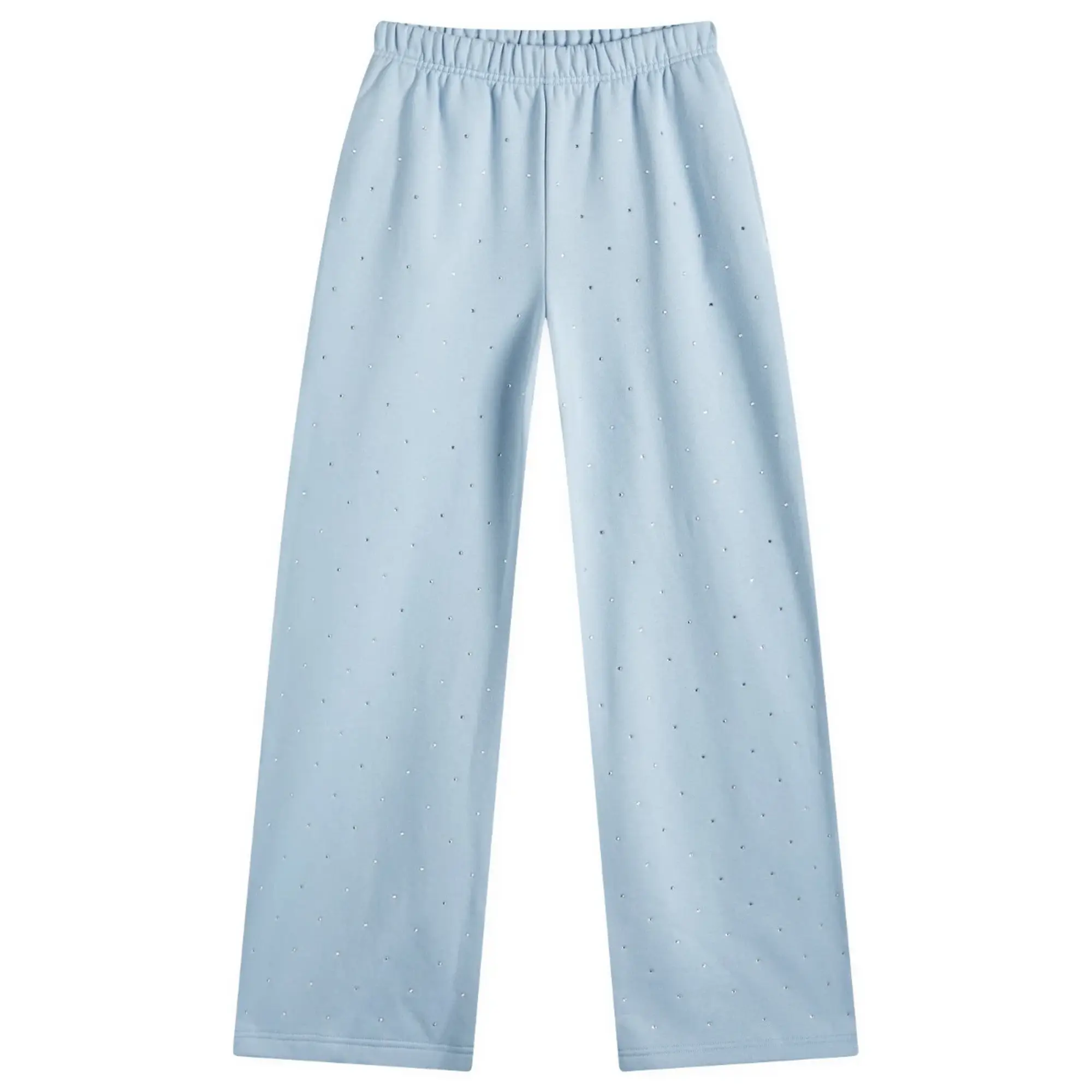 Good American Women's Crystal Wide Leg Sweatpants Winter Sky