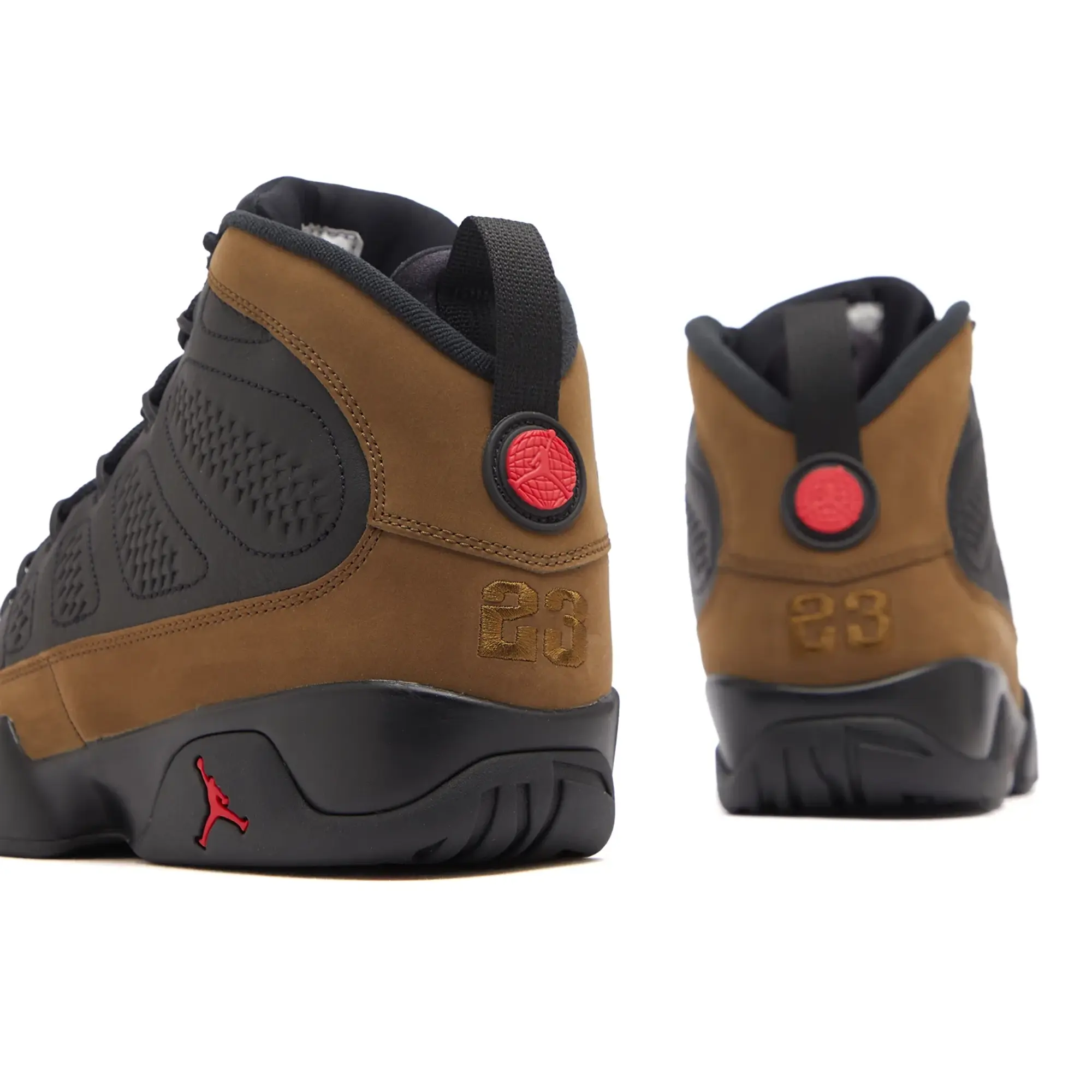 Nike Jordan Air Jordan Men's 9 Retro Sneaker Black/True Red/Light Olive