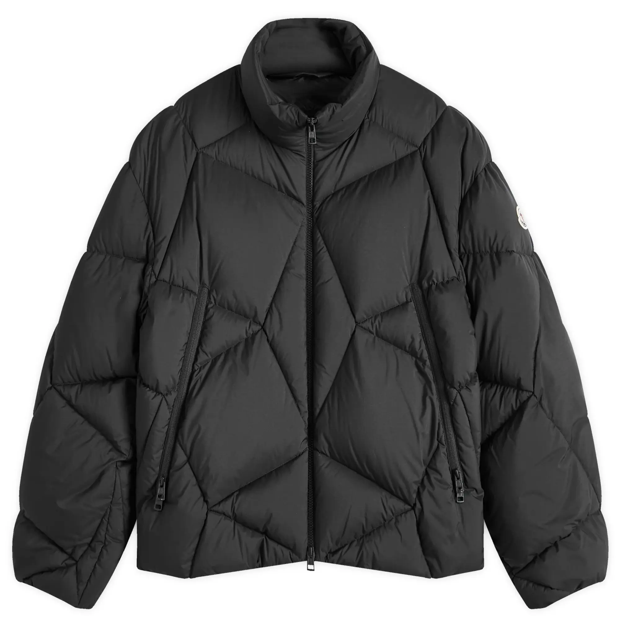 Moncler Men's Vardar Lightweight Nylon Jacket Black