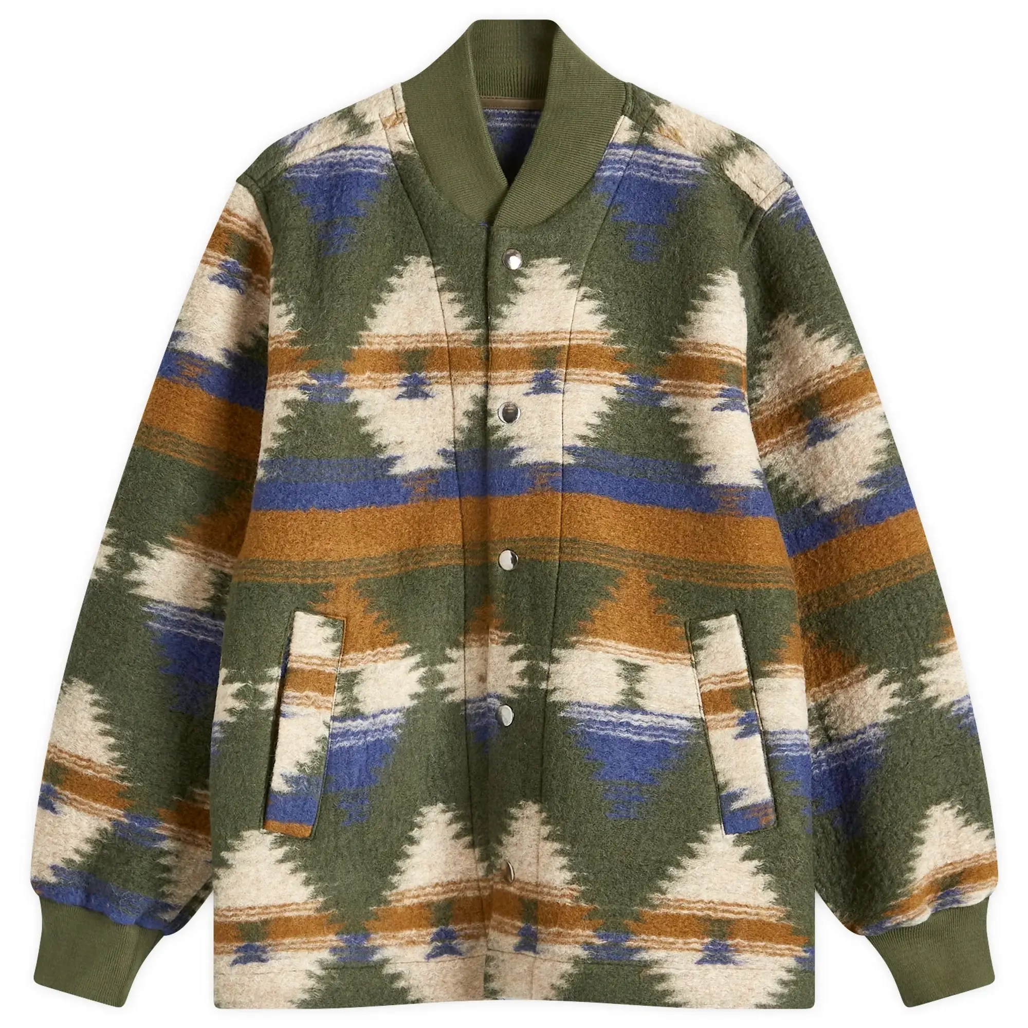 Girls of Dust Women's Field Jacket Green/Blue/Beige