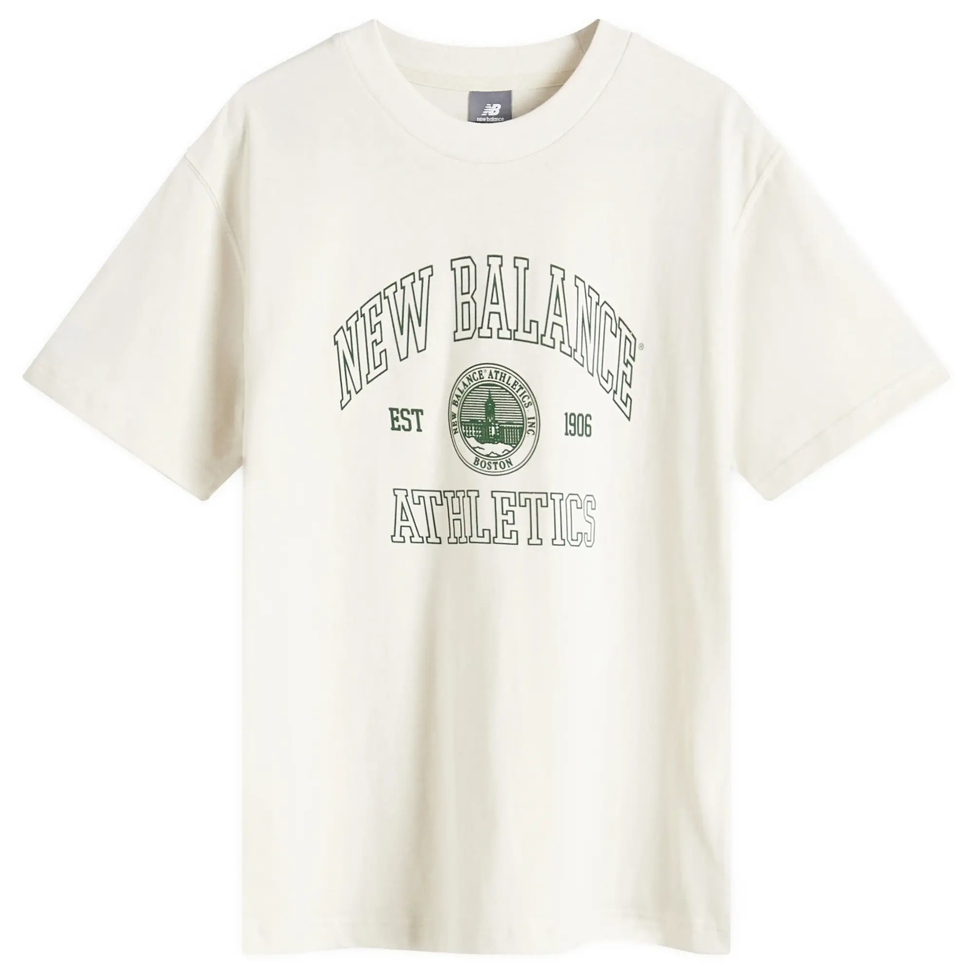 New Balance Men's Varsity Oversized T-Shirt Light Heather