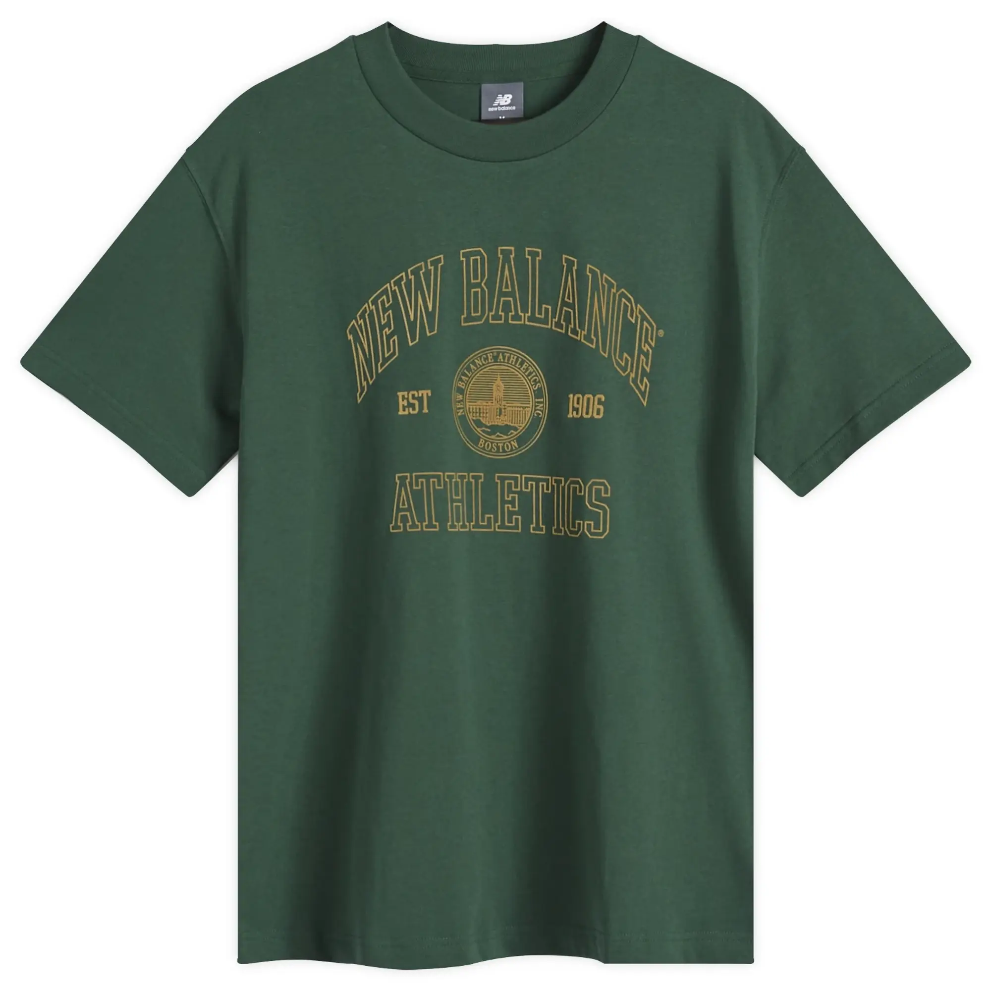 New Balance Men's Varsity Oversized T-Shirt Light Heather