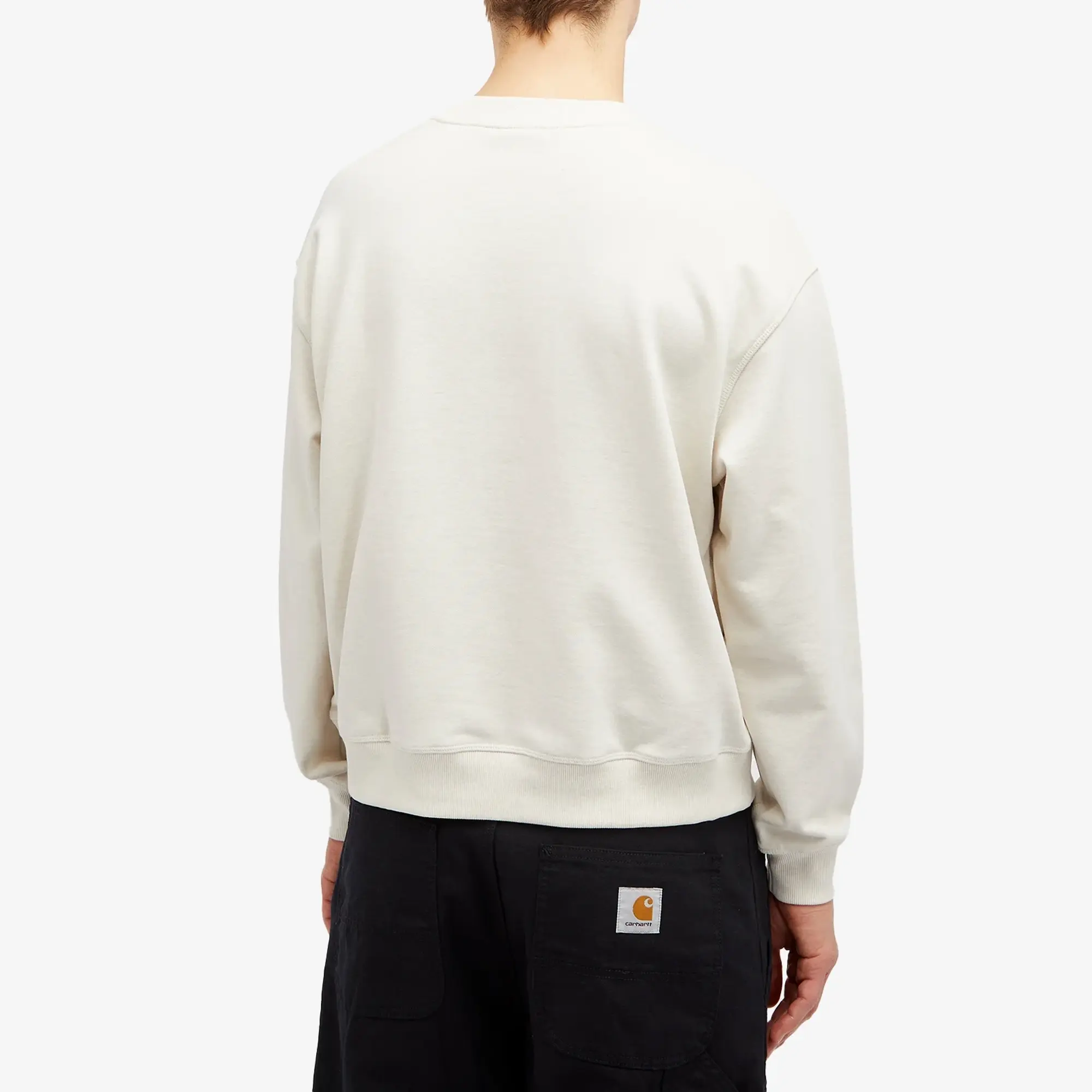 New Balance Men's Varsity Oversized Crewneck Sweat Nightwatch Green
