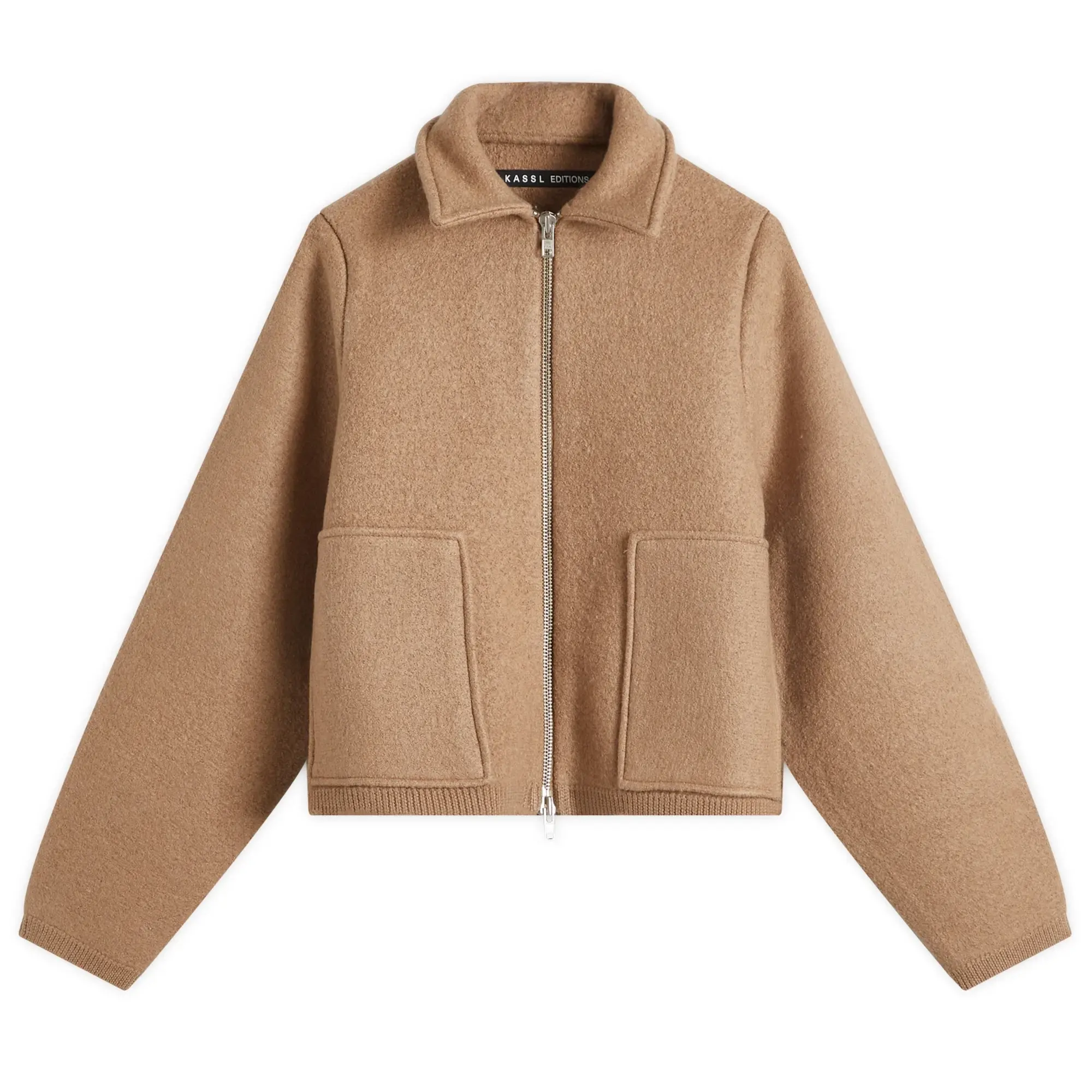 KASSL Editions kassl Jacket Boiled Wool Fleece Camel