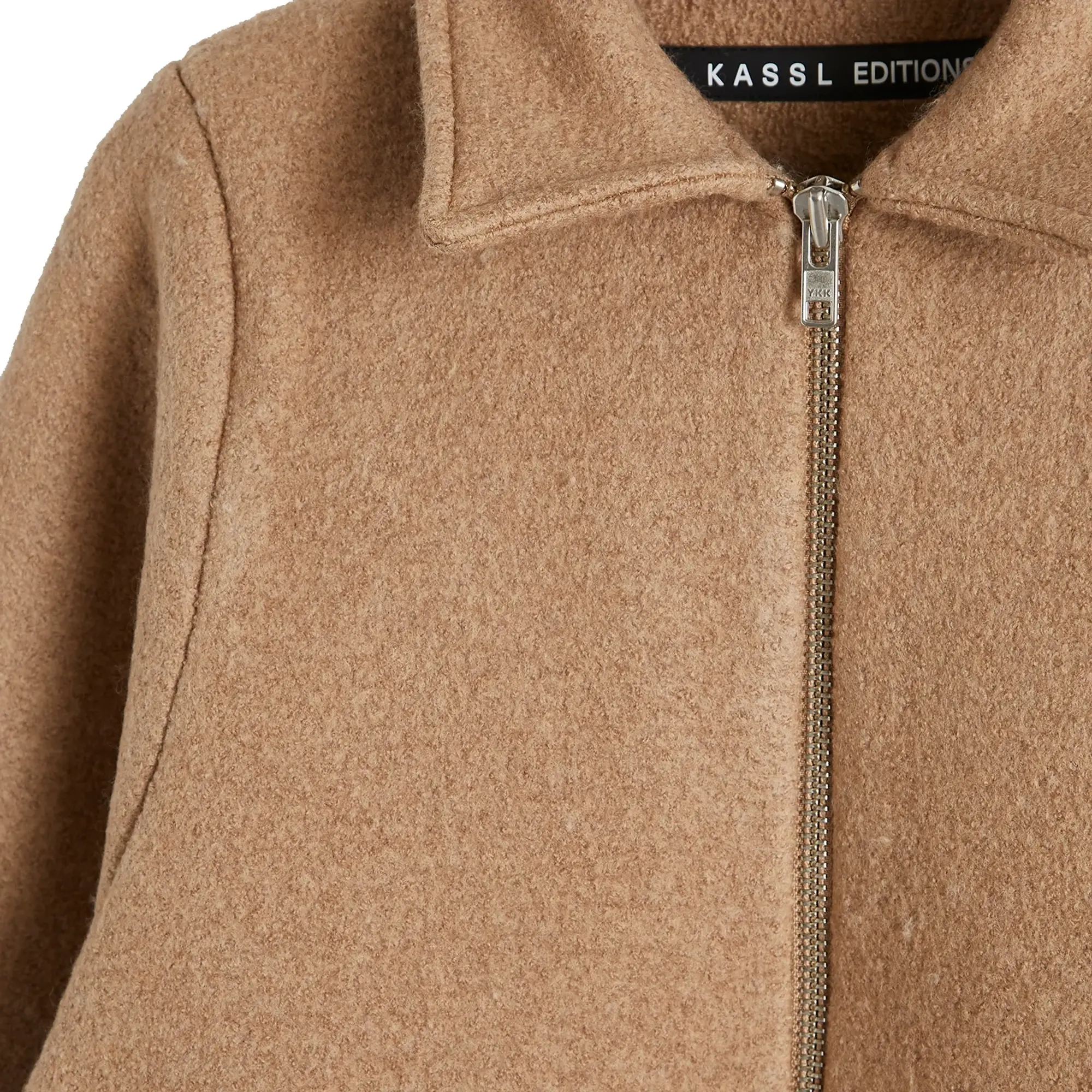 KASSL Editions kassl Jacket Boiled Wool Fleece Camel