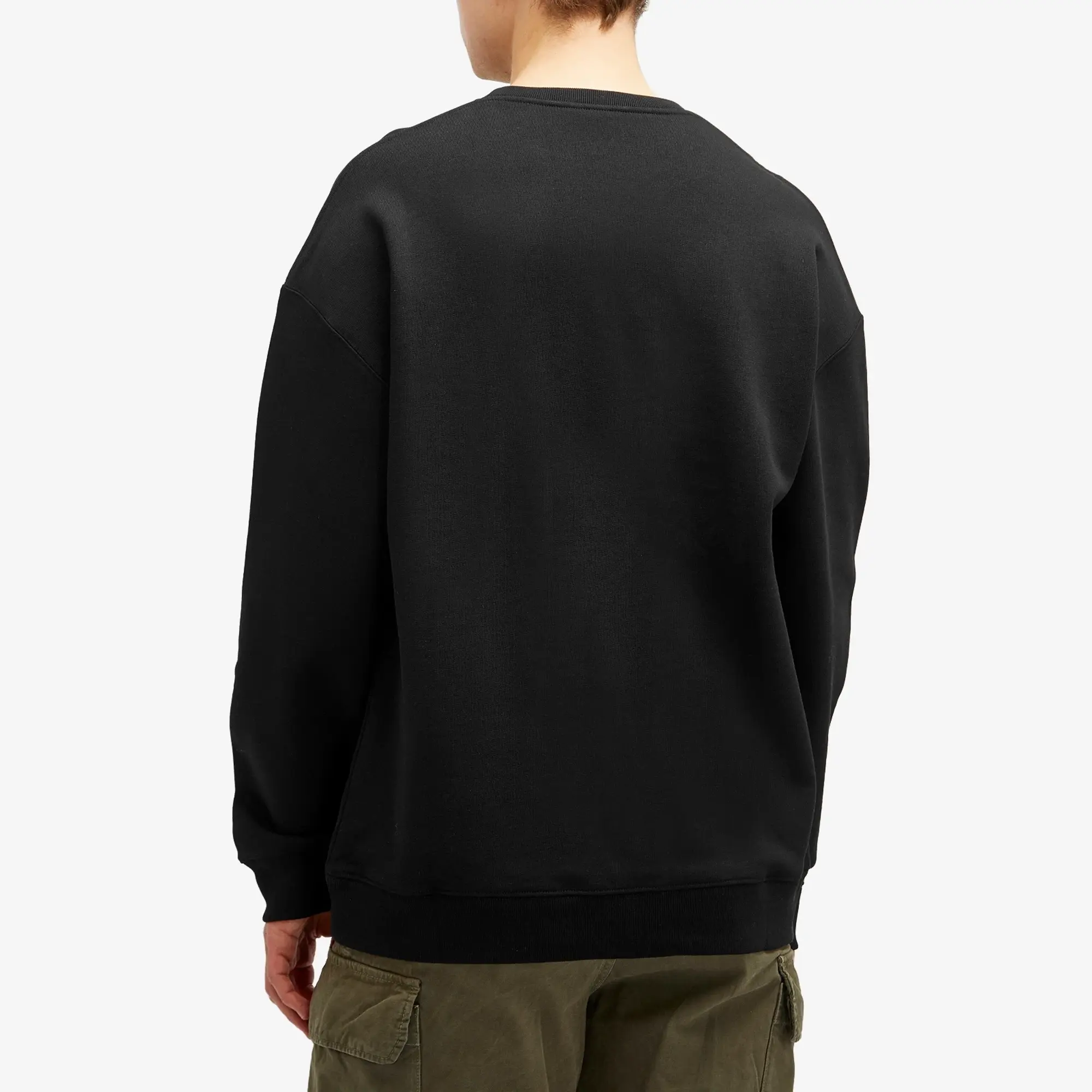 Loewe Men's Embroidered Logo Sweatshirt Black