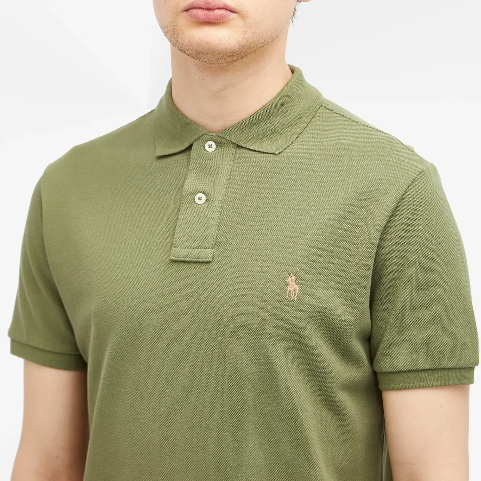 Polo Ralph Lauren Men's Custom Slim Fit Polo Garden Trail/C8668