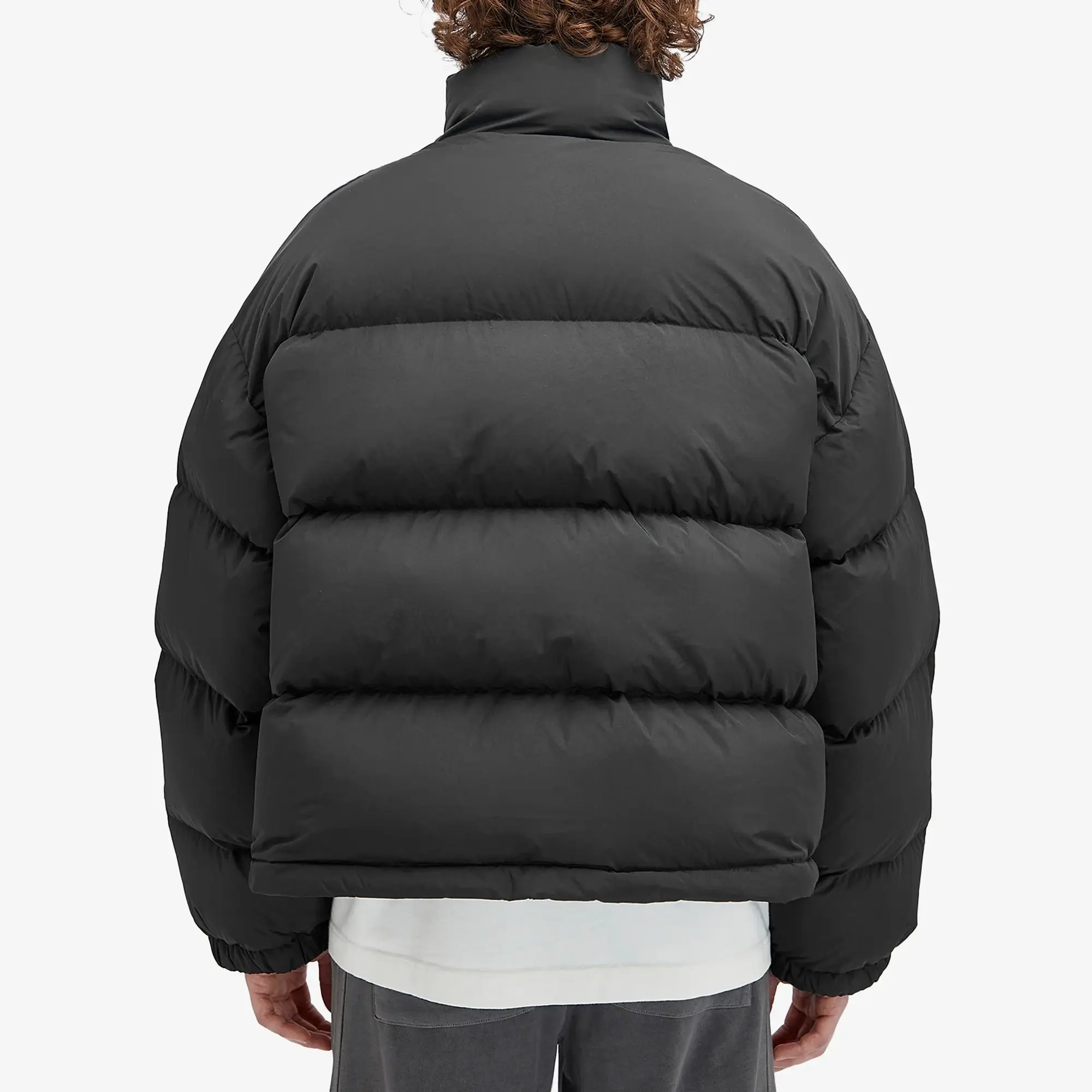 Cole Buxton Men's Cropped Logo Puffer Jacket Black