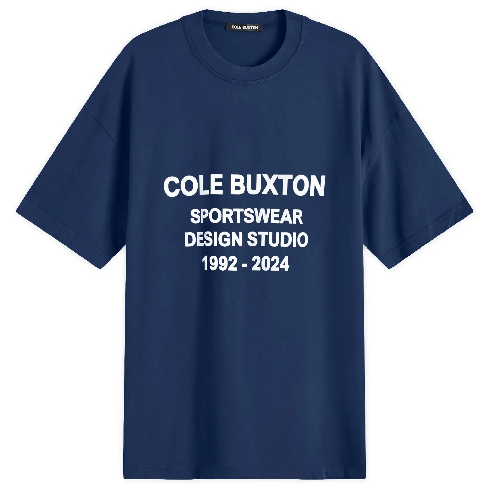 Cole Buxton Men's Design Studios T-Shirt Navy