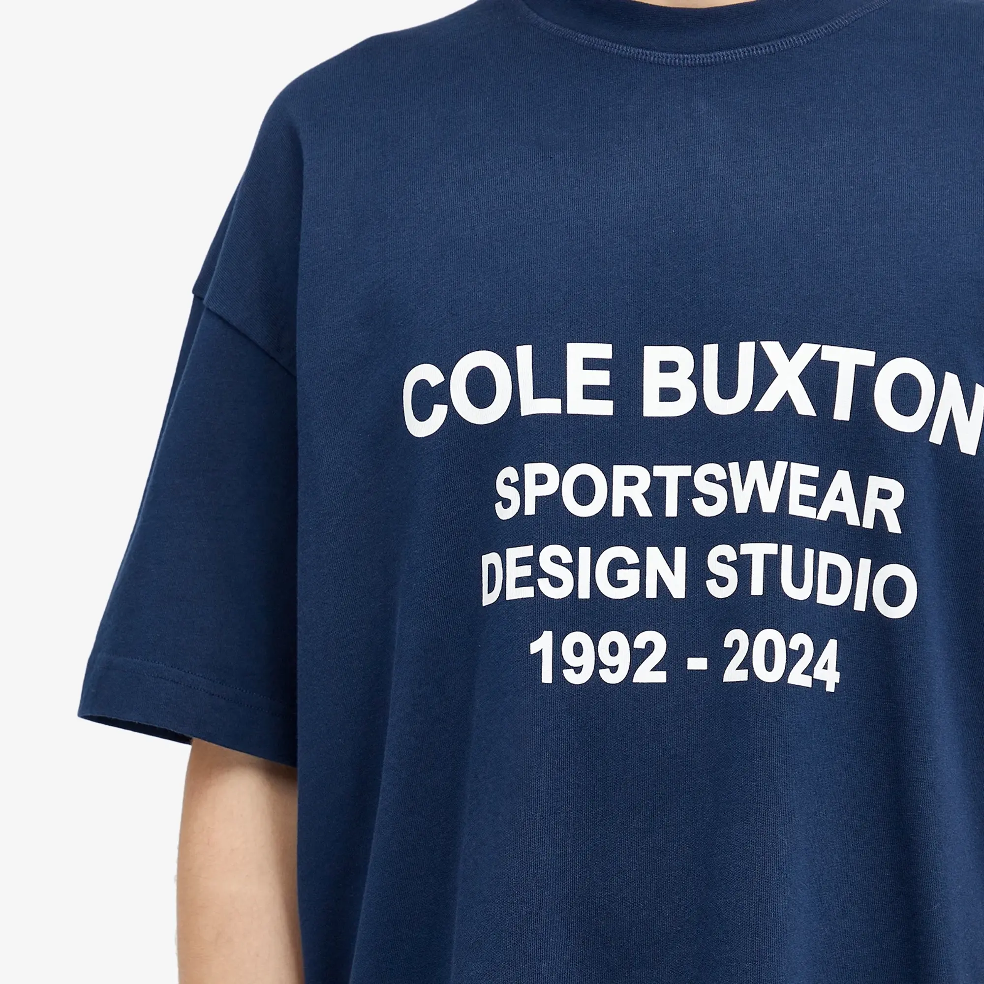 Cole Buxton Men's Design Studios T-Shirt Navy