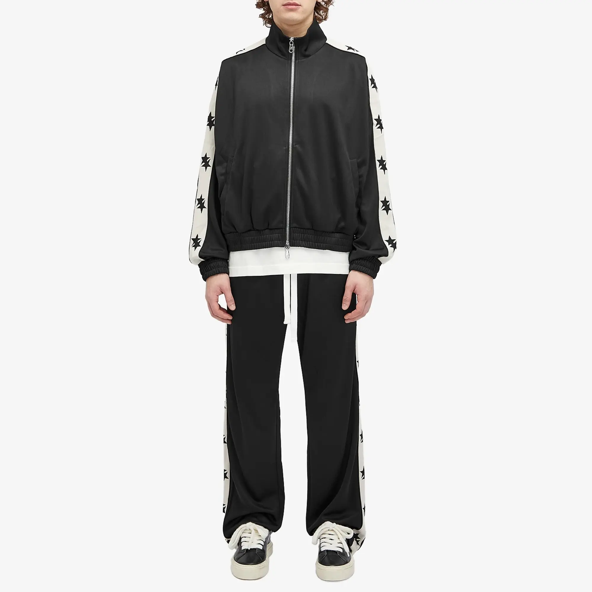 Cole Buxton Men's Two Star Track Jacket Black