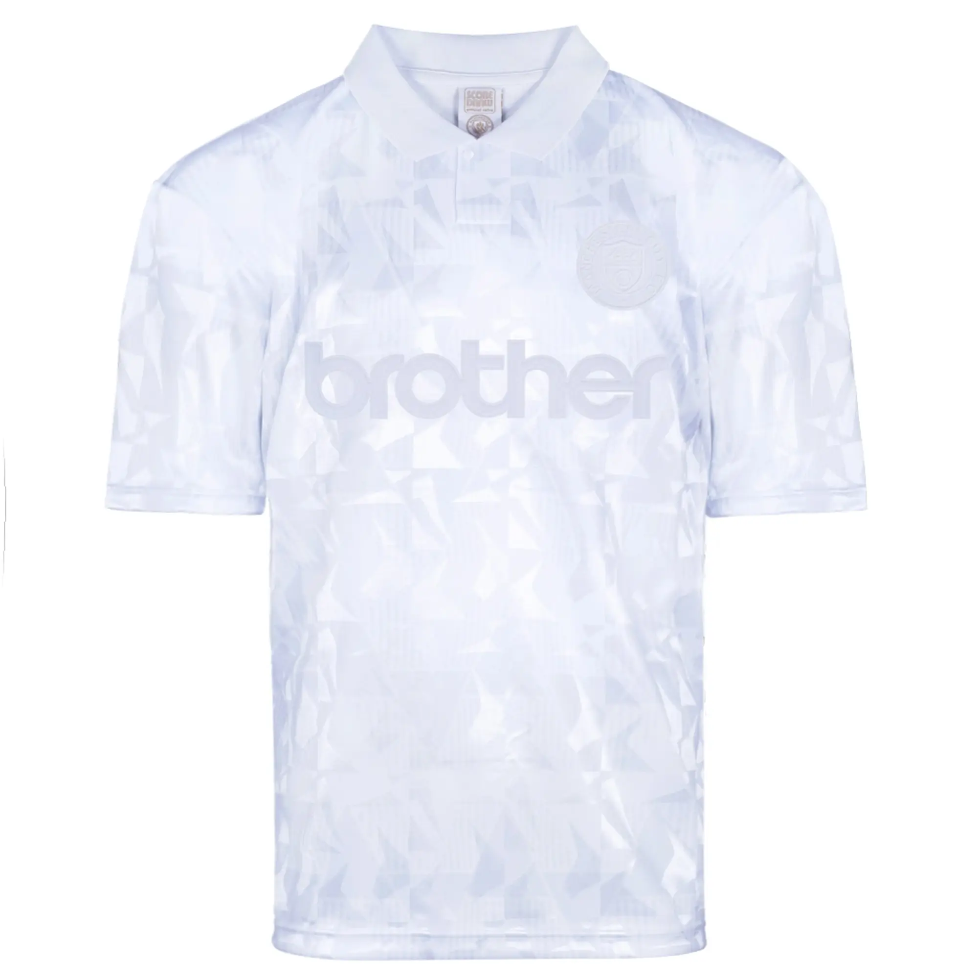Score Draw Manchester City 1990 Blank Out Retro Shirt