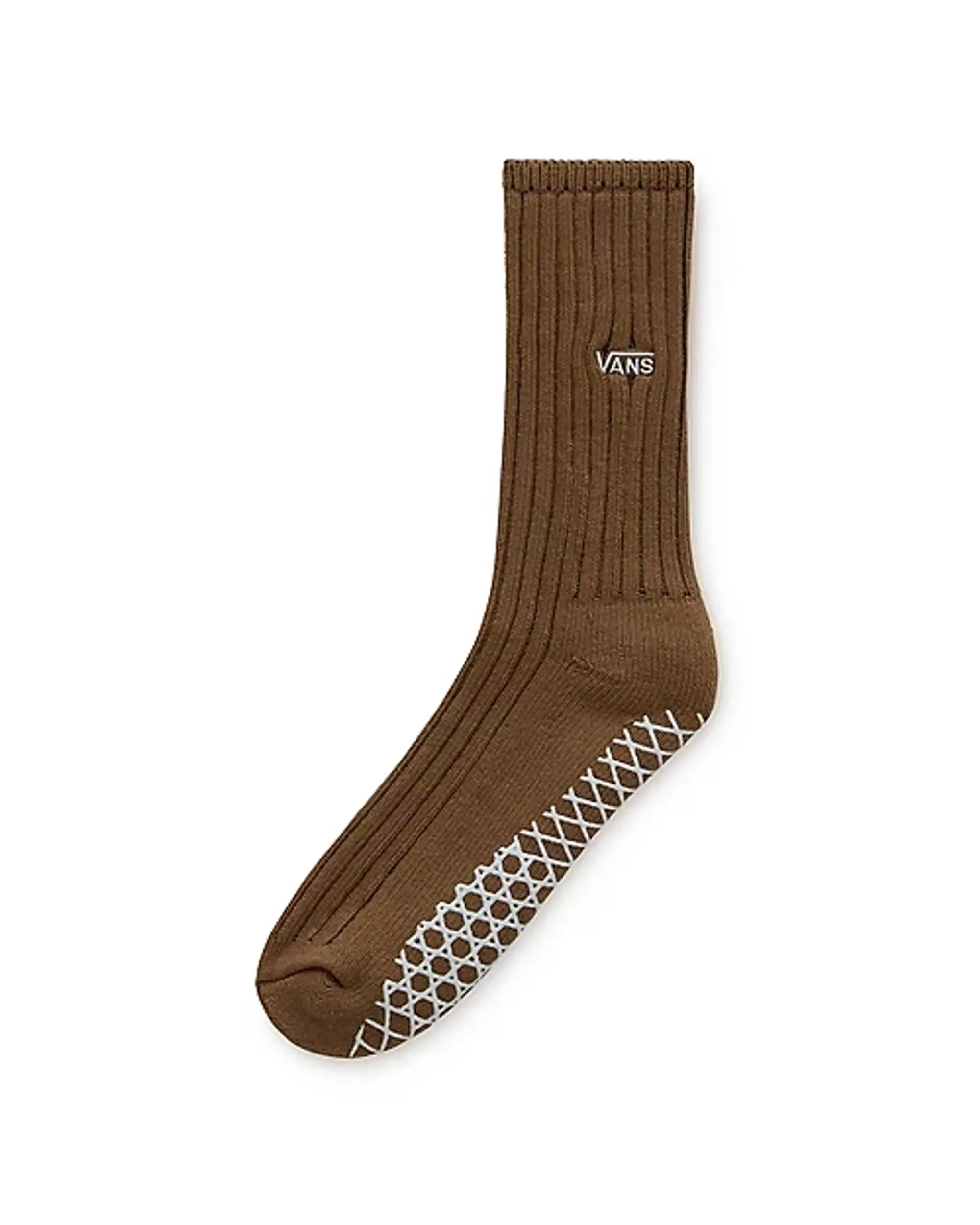 Vans Comfycush Crew Socks (1 Pair) (Sepia) Men Brown