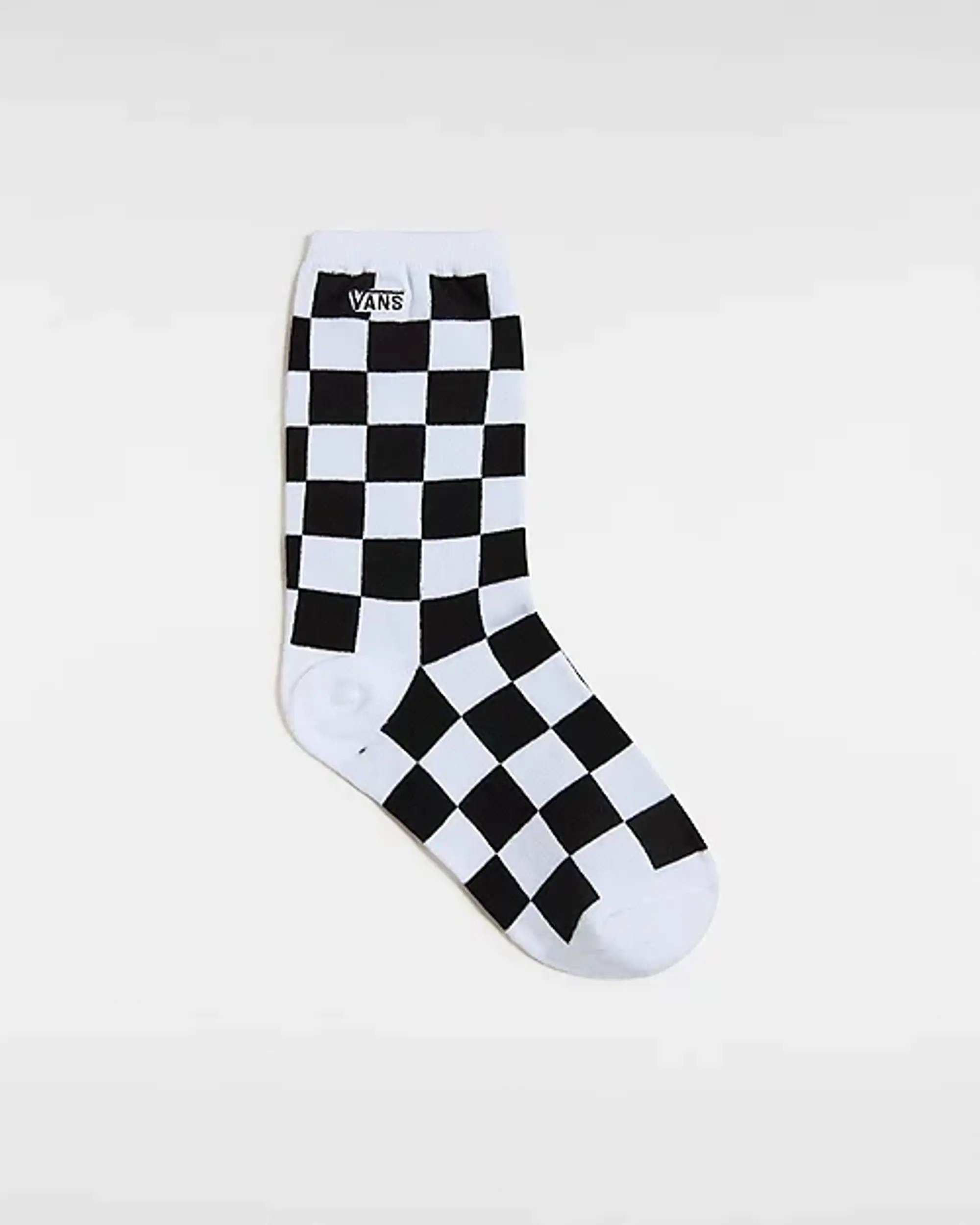 Vans Ticker Socks (1 Pair) (Black Checkerboard) Youth White