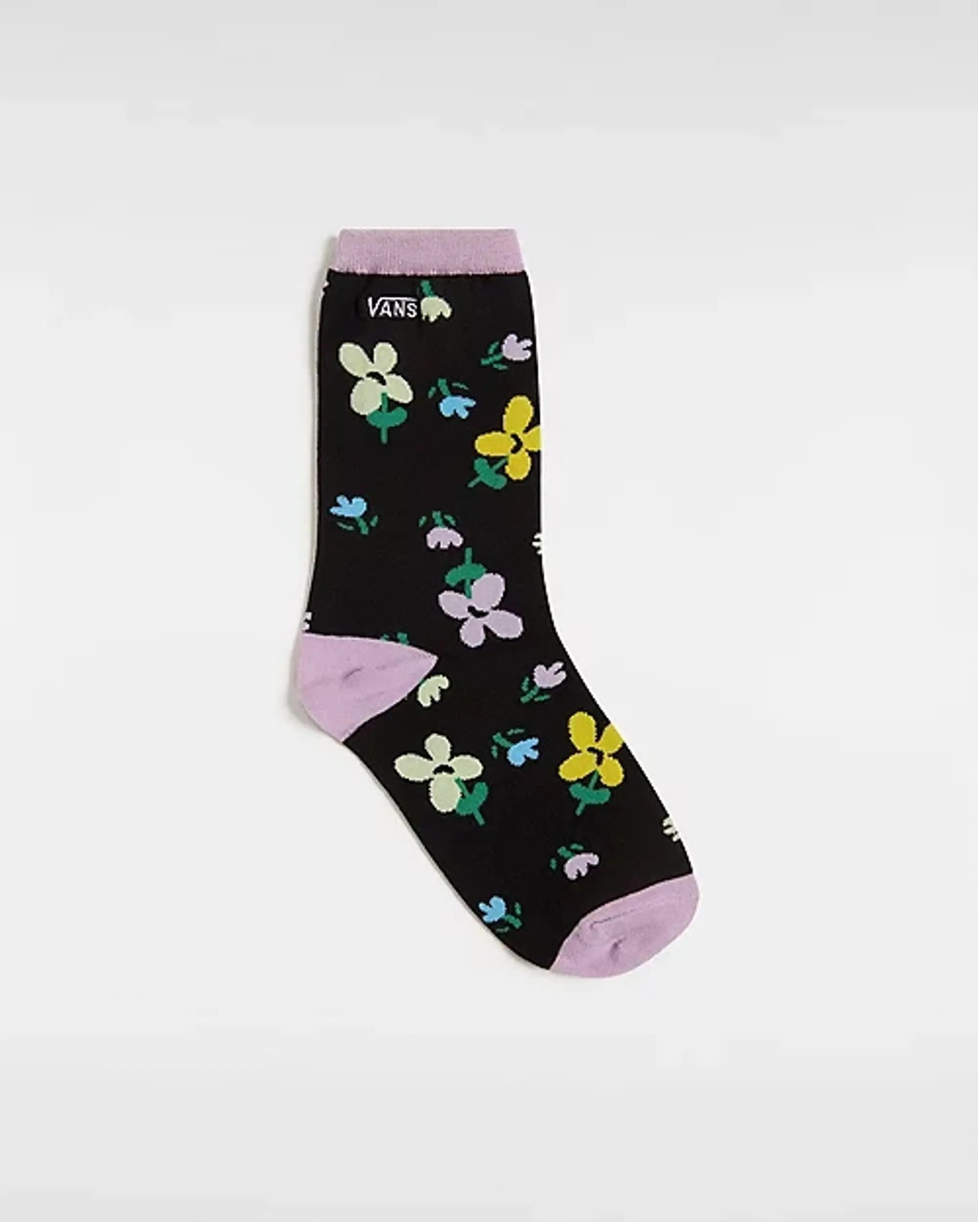 Vans Kids Ticker Socks (1 Pair) (Black/Lavender) Youth Black