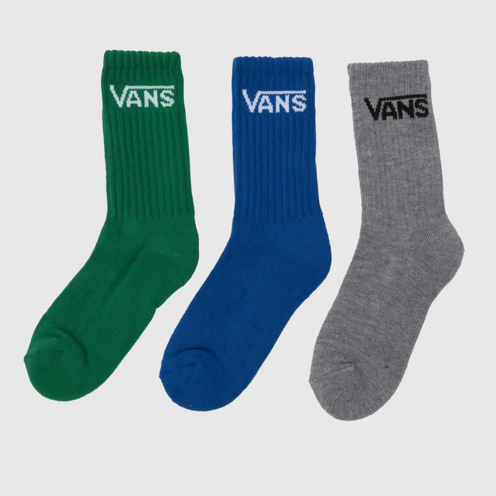 Vans multi kids classic crew sock 3 pack