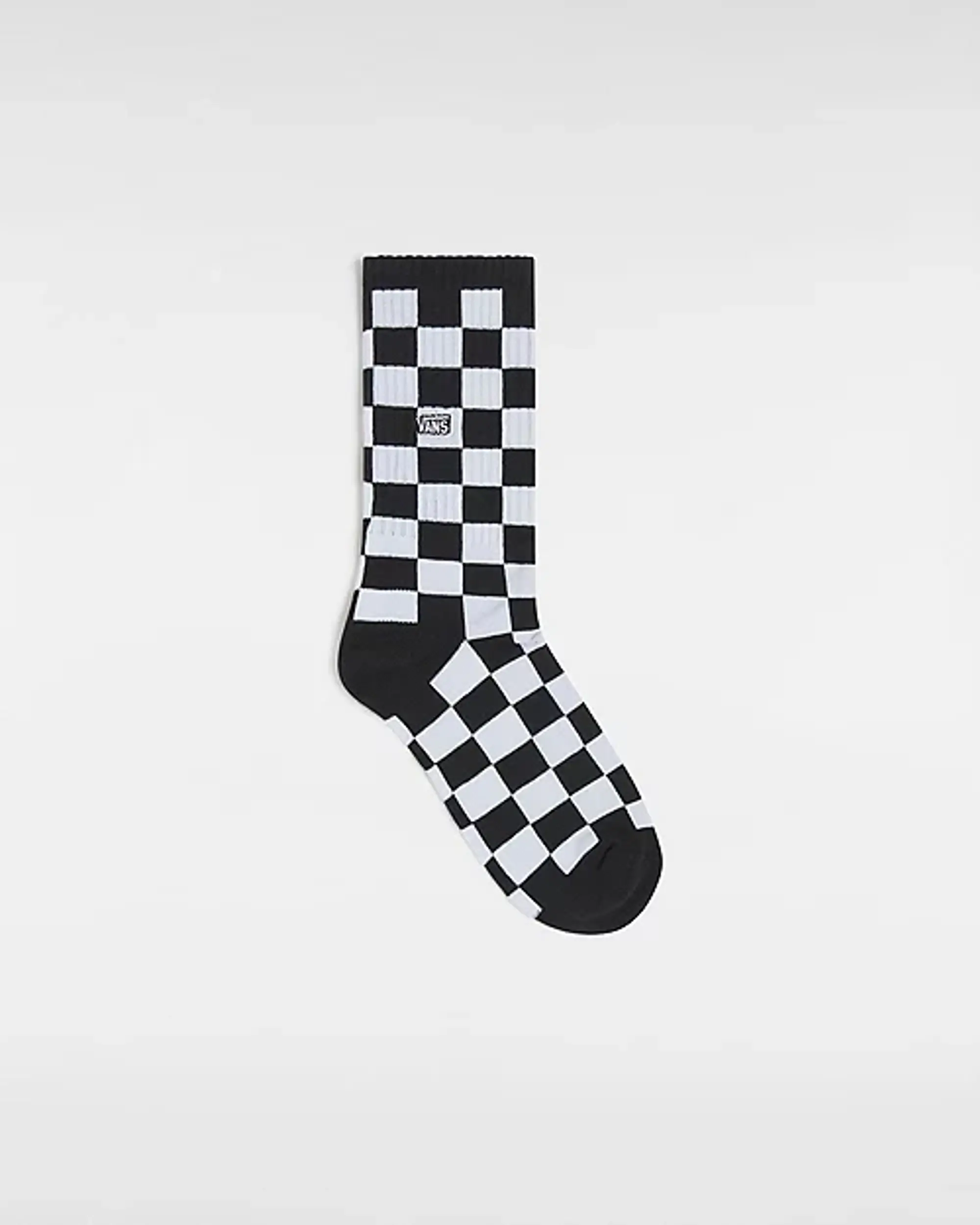 Vans Kids Vans Classic Check Crew Socks (1 Pair) (Black/White) Youth Black