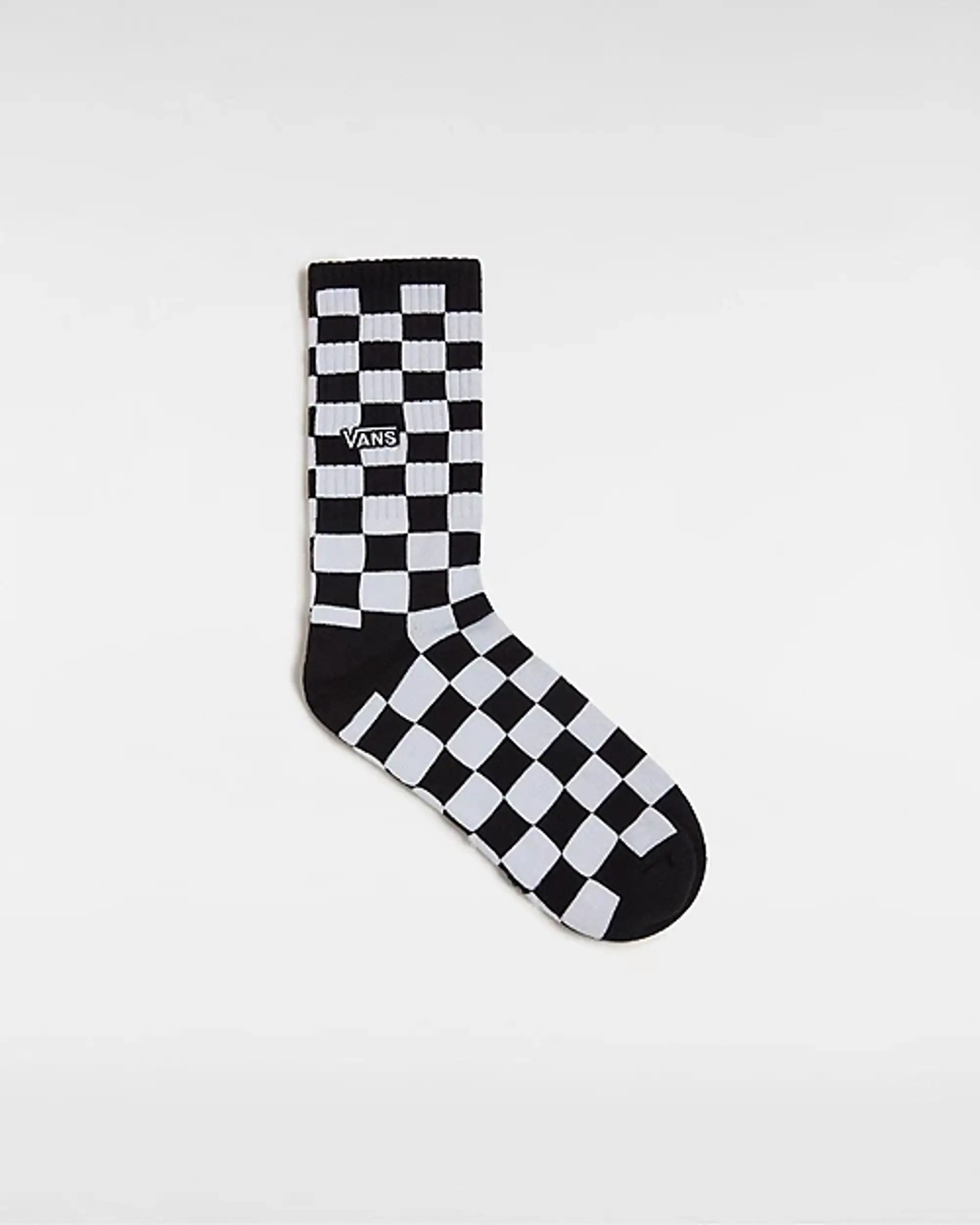 Vans - Checkerboard Crew Socks (1 Pair), Man, Black