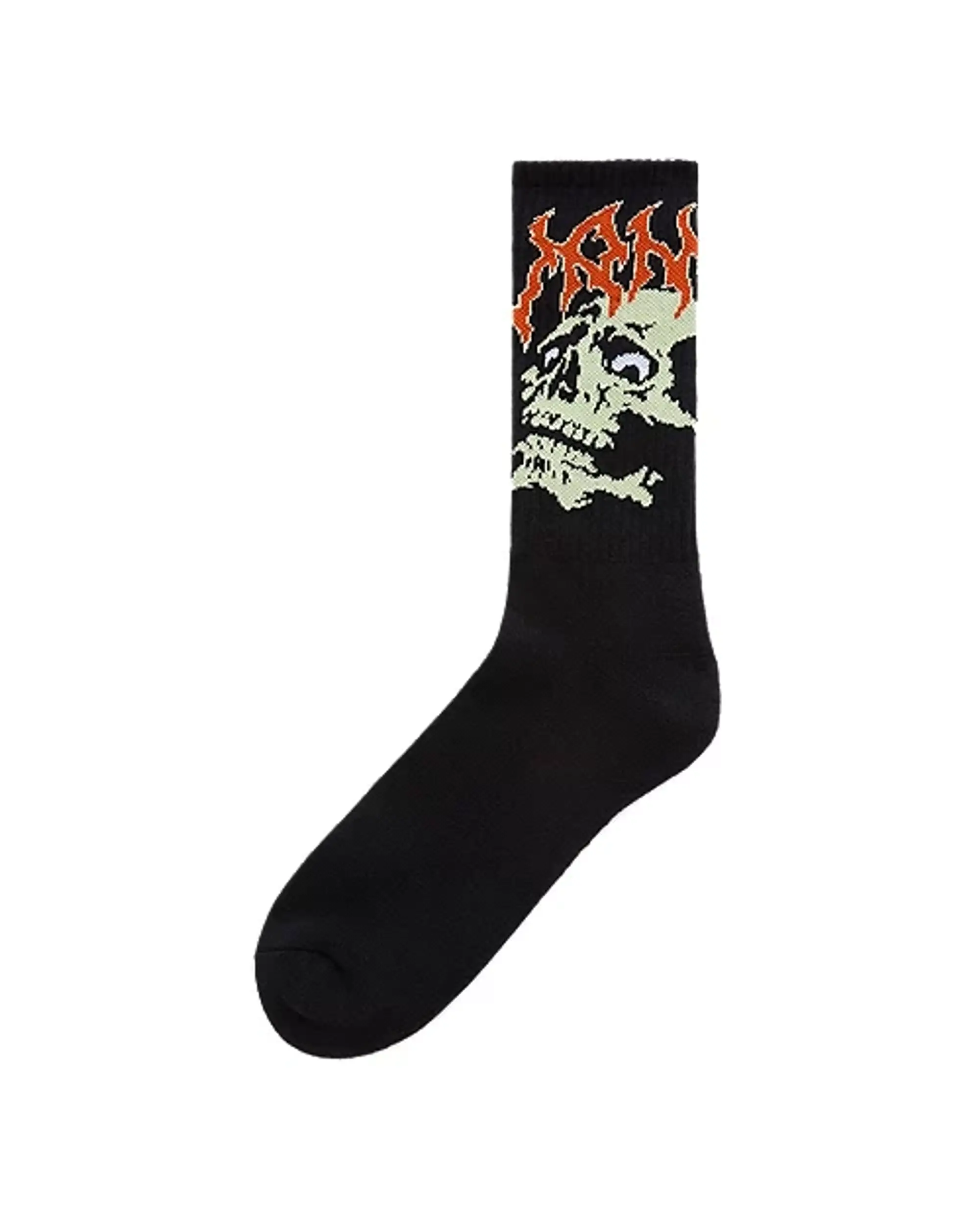 Vans Halloween Crew Socks (1 Pair) (Black) Men Black