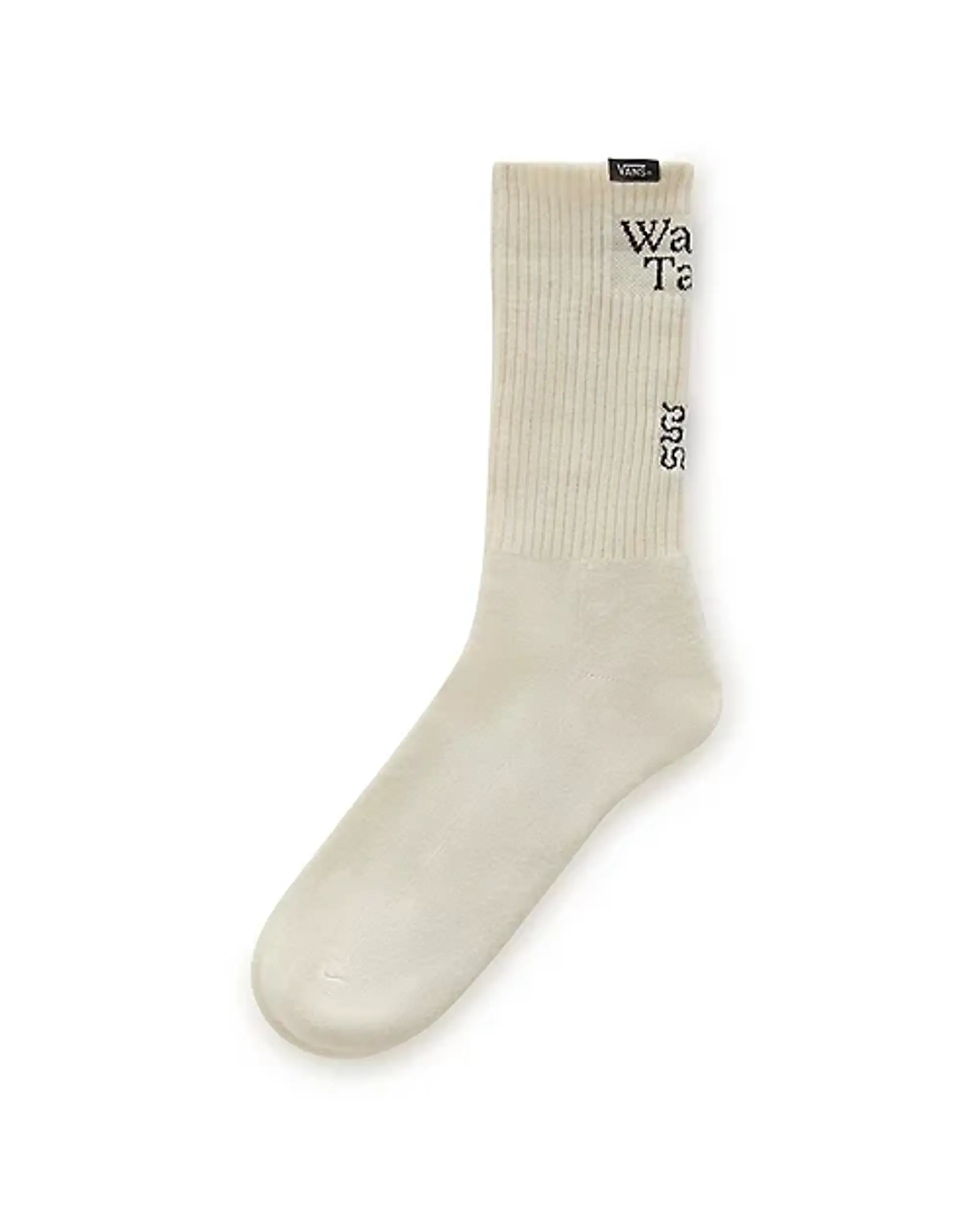 Vans Vans X Wasted Talent Check Crew Socks (1 Pair) (Antique White) Men White