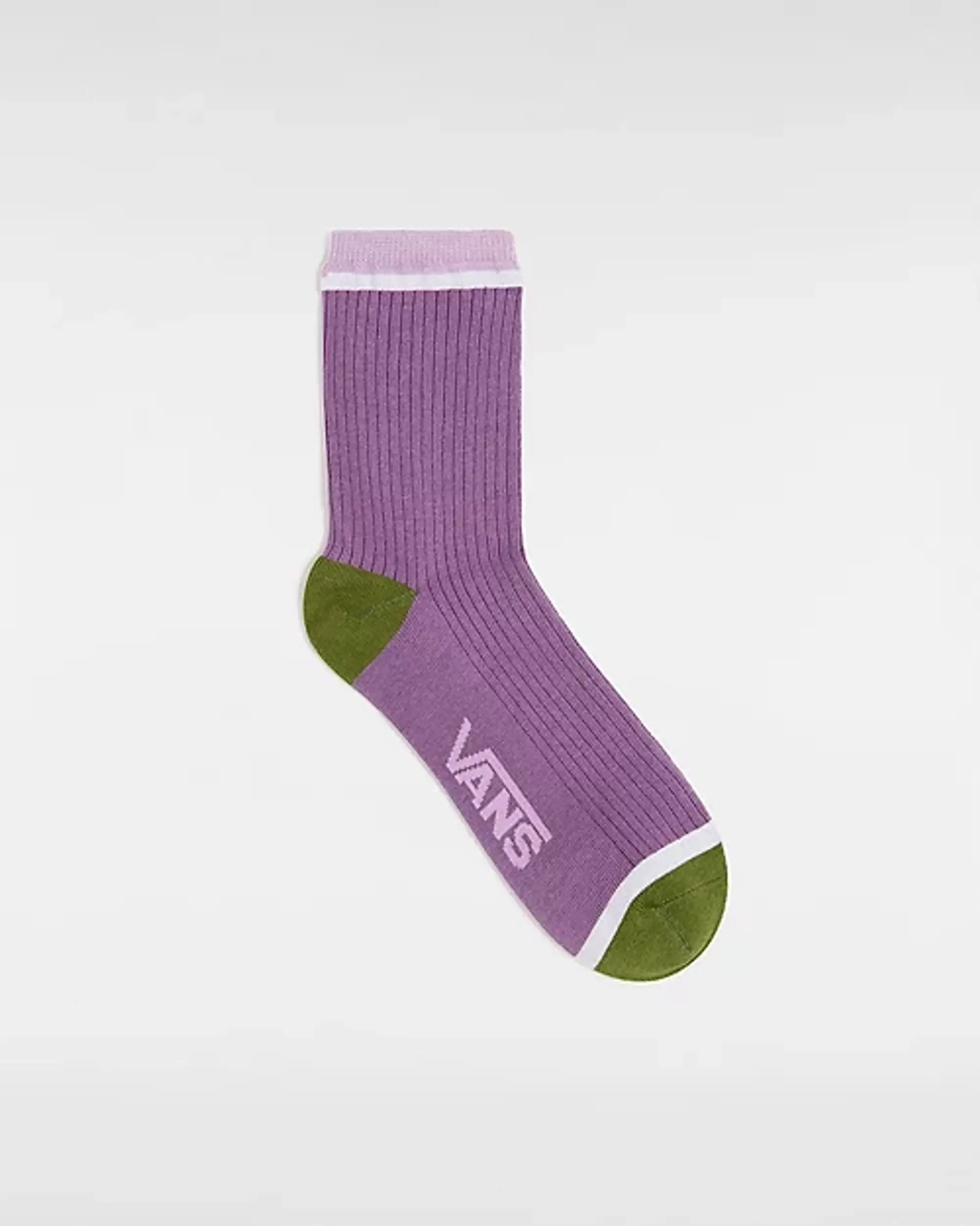 Vans Miles Half Crew Socks (1 Pair) (Grape Jam) Women Purple