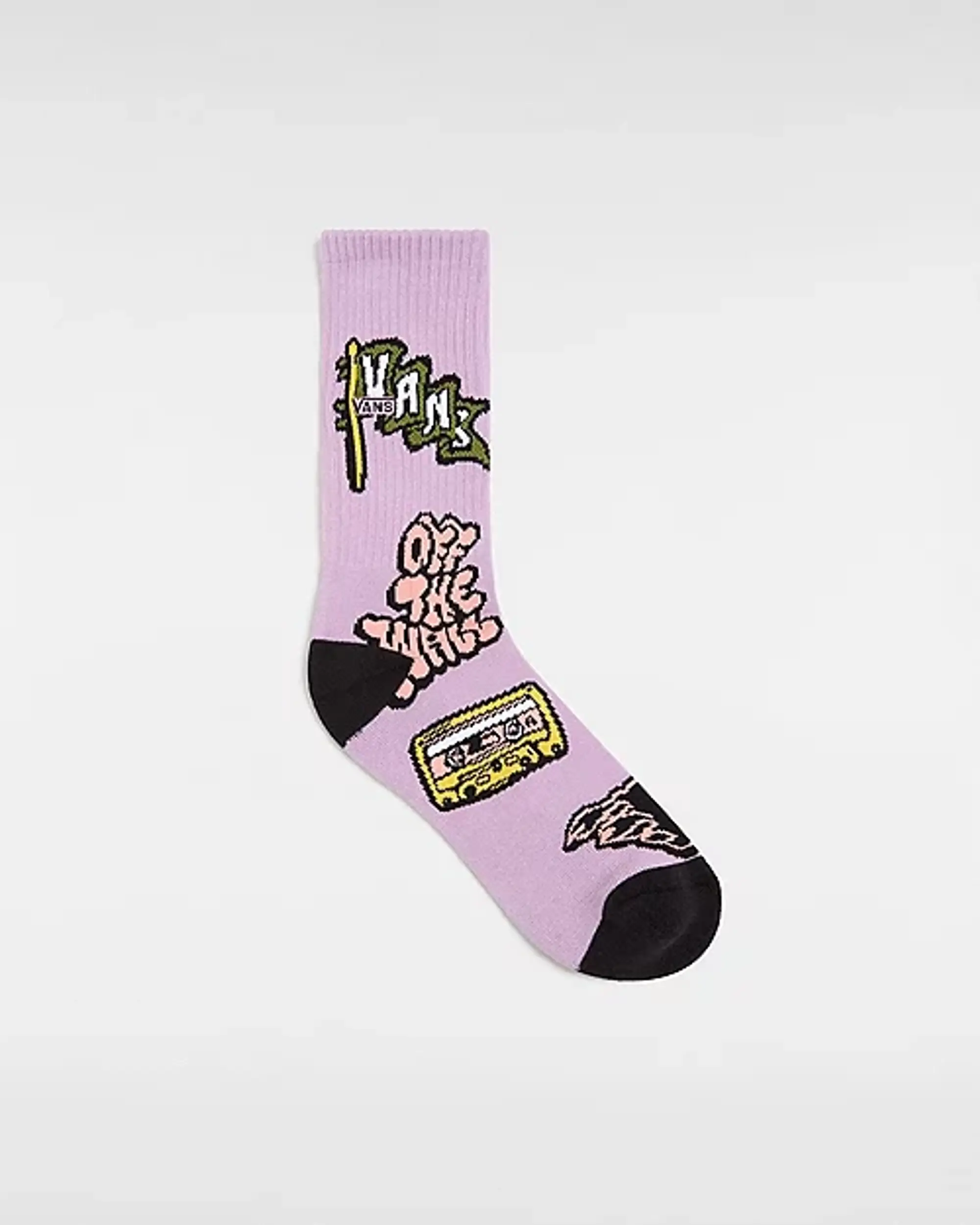 Vans Faster Crew Socks (1 Pair) (Lavender Mist) Youth Lilac