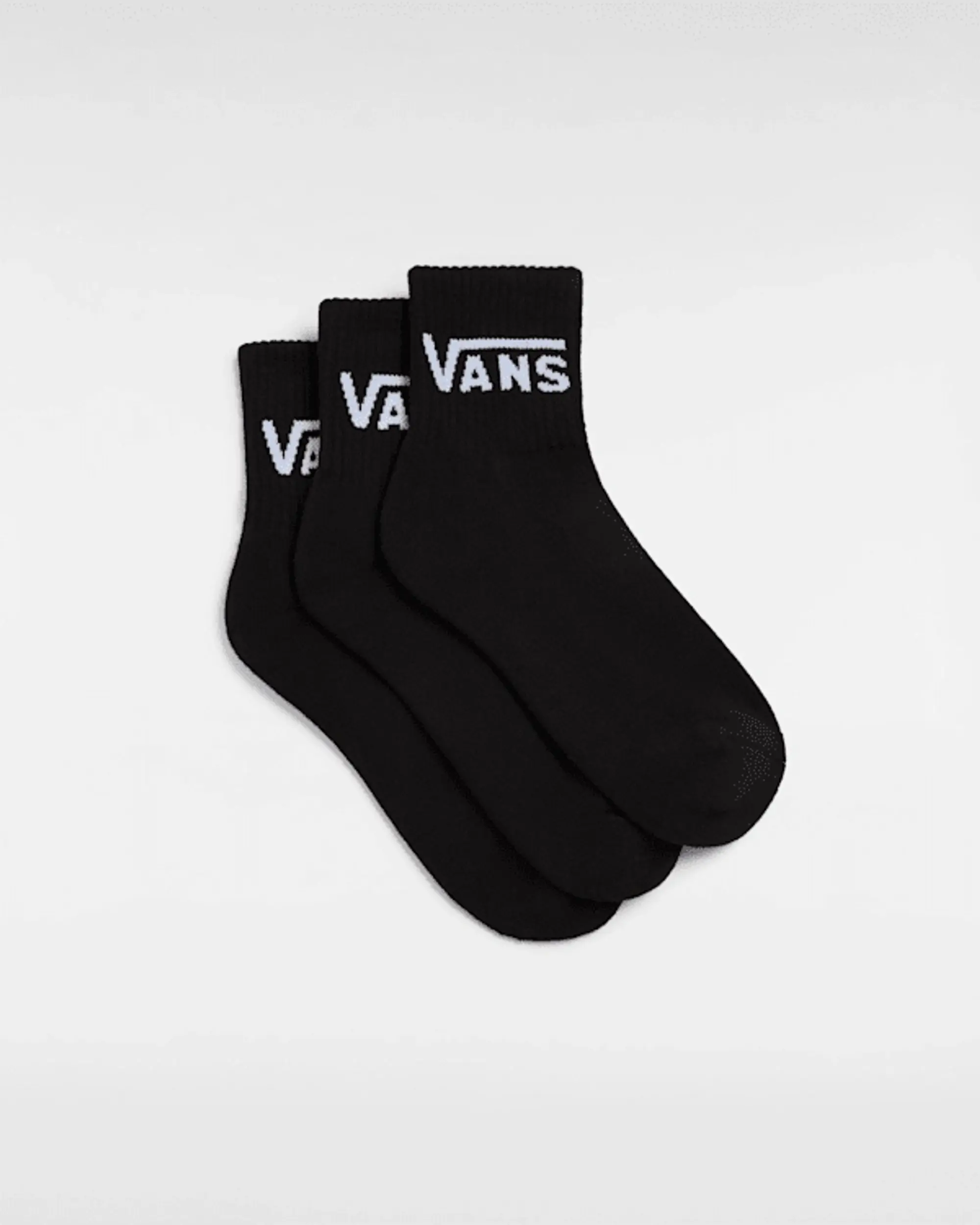 Vans - Classic Half Crew Socks (3 Pair), Black