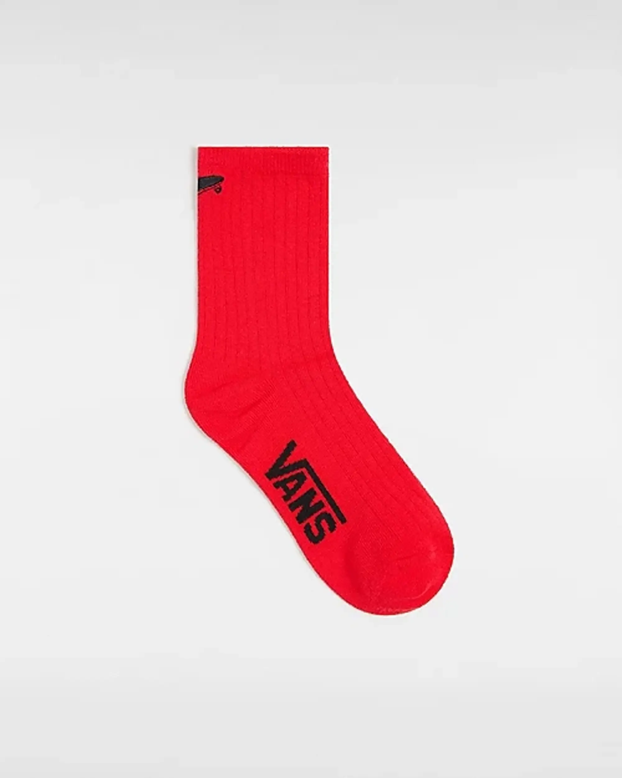 Vans Kickin It Crew Socks (1 Pair) (Racing Red) Women Red