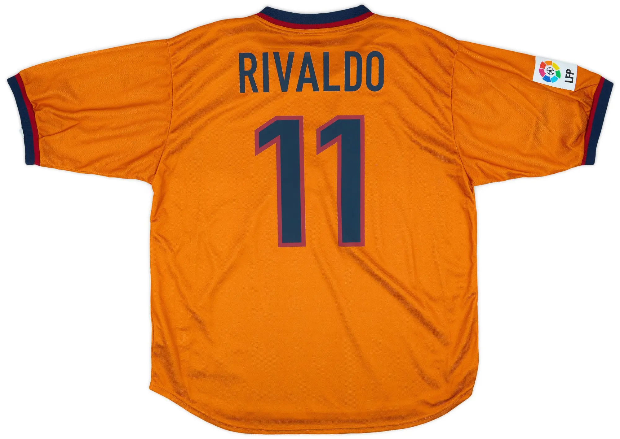 Nike 1998-00 Barcelona Third Shirt Rivaldo #11 (XL)