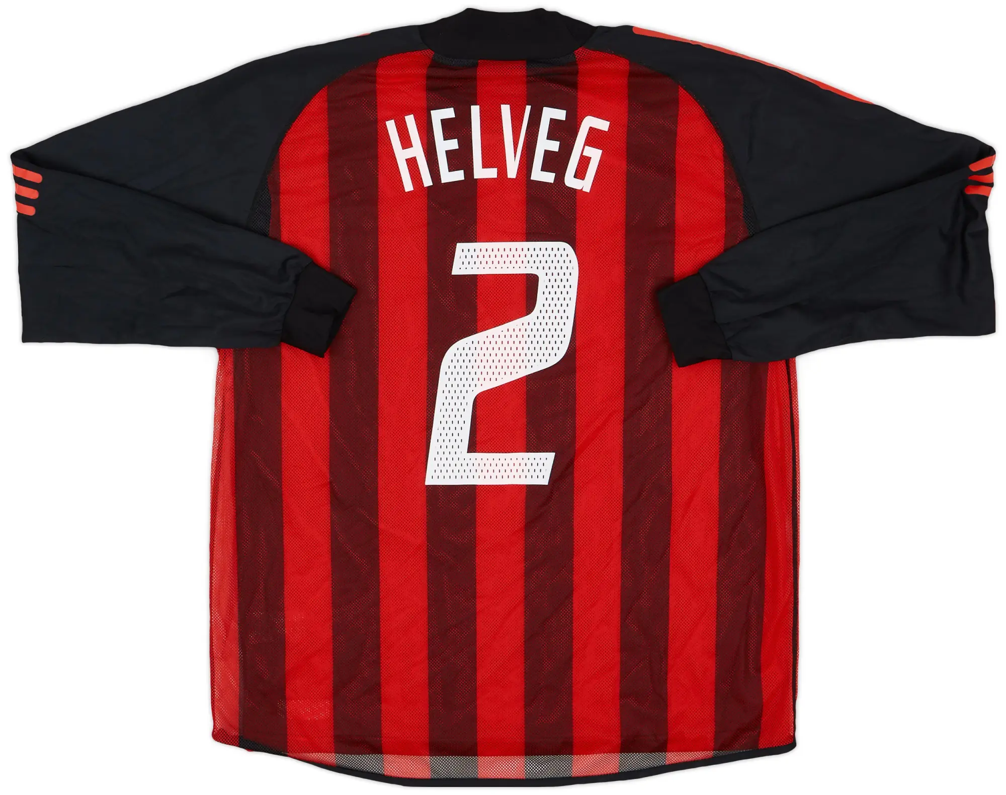adidas 2002-03 AC Milan Match Issue Home Shirt Helveg #2