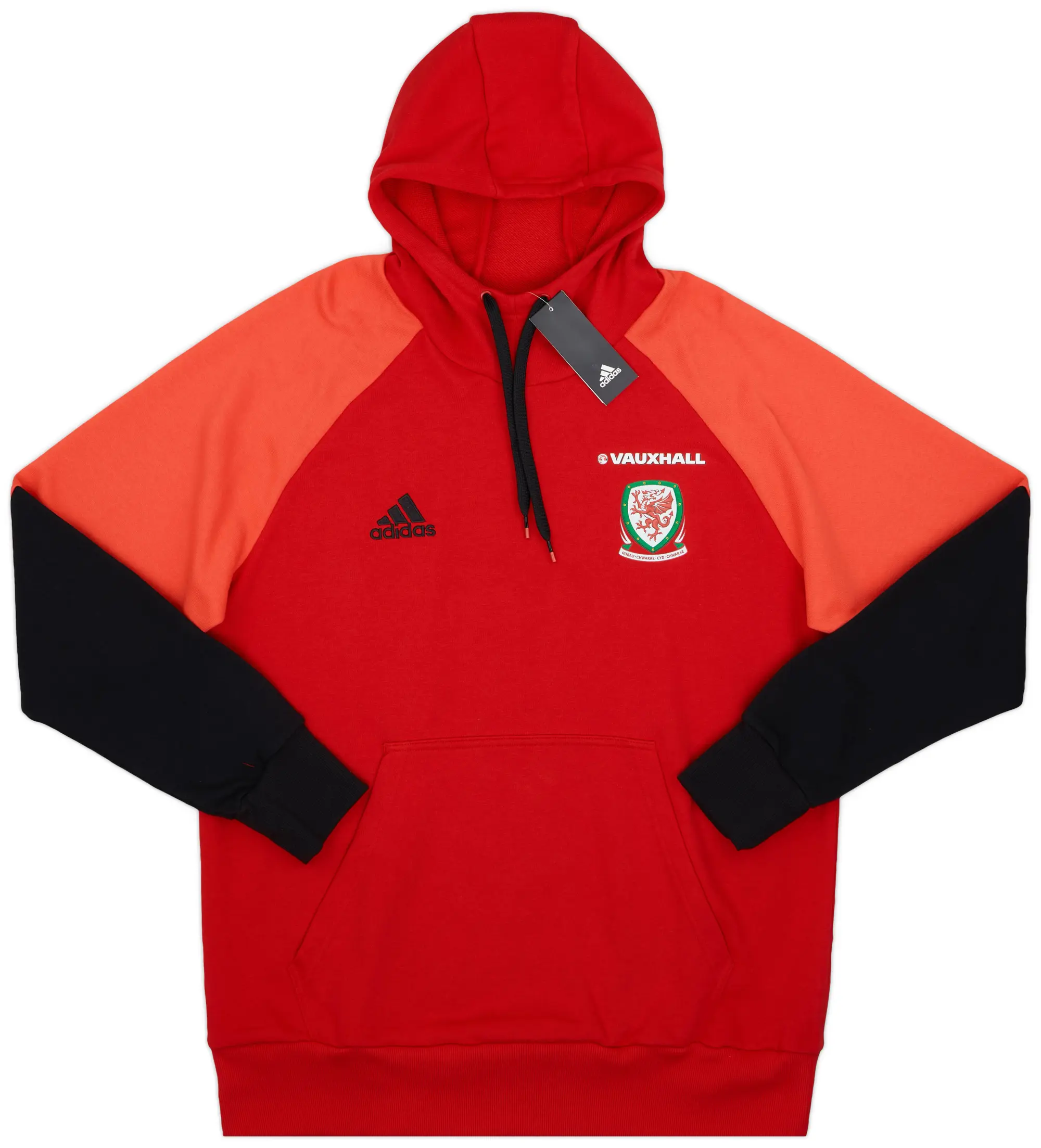 2016-17 Wales adidas Hooded Top (S)