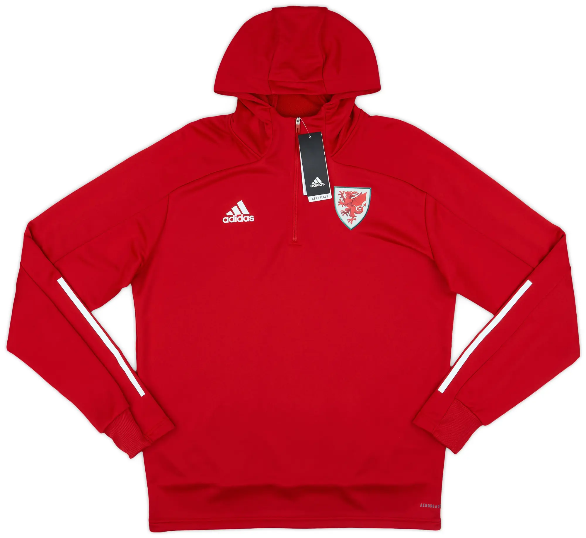 2016-17 Wales adidas Hooded Top (S)