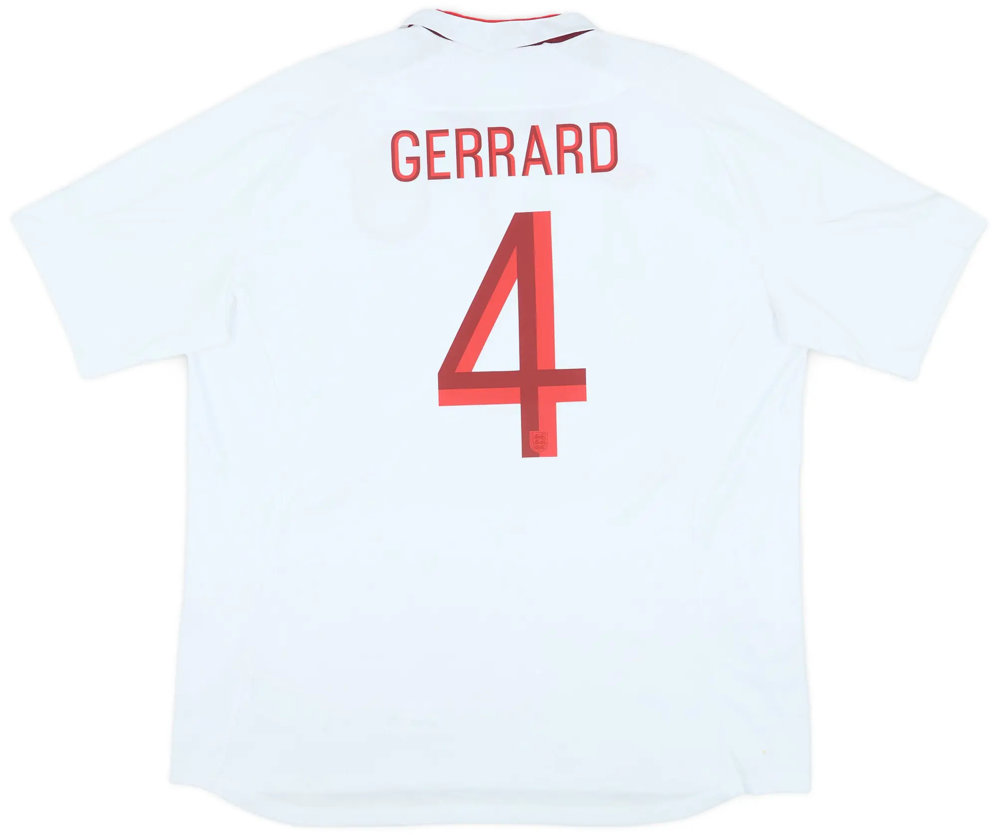 Umbro 2012-13 England Home Shirt Gerrard #4 (XXL)