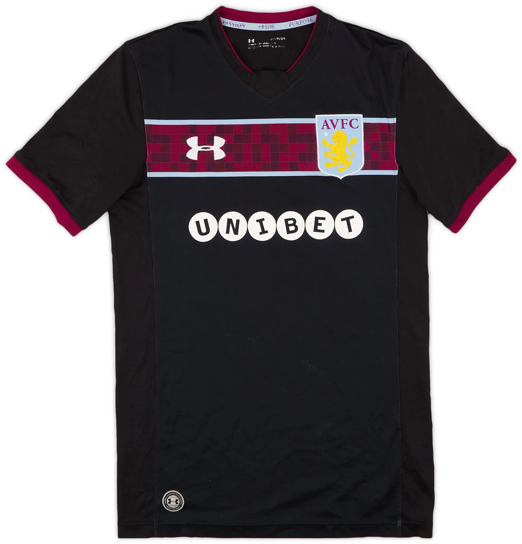 Under Armour 2017-18 Aston Villa Away Shirt - 7/10 - (S)