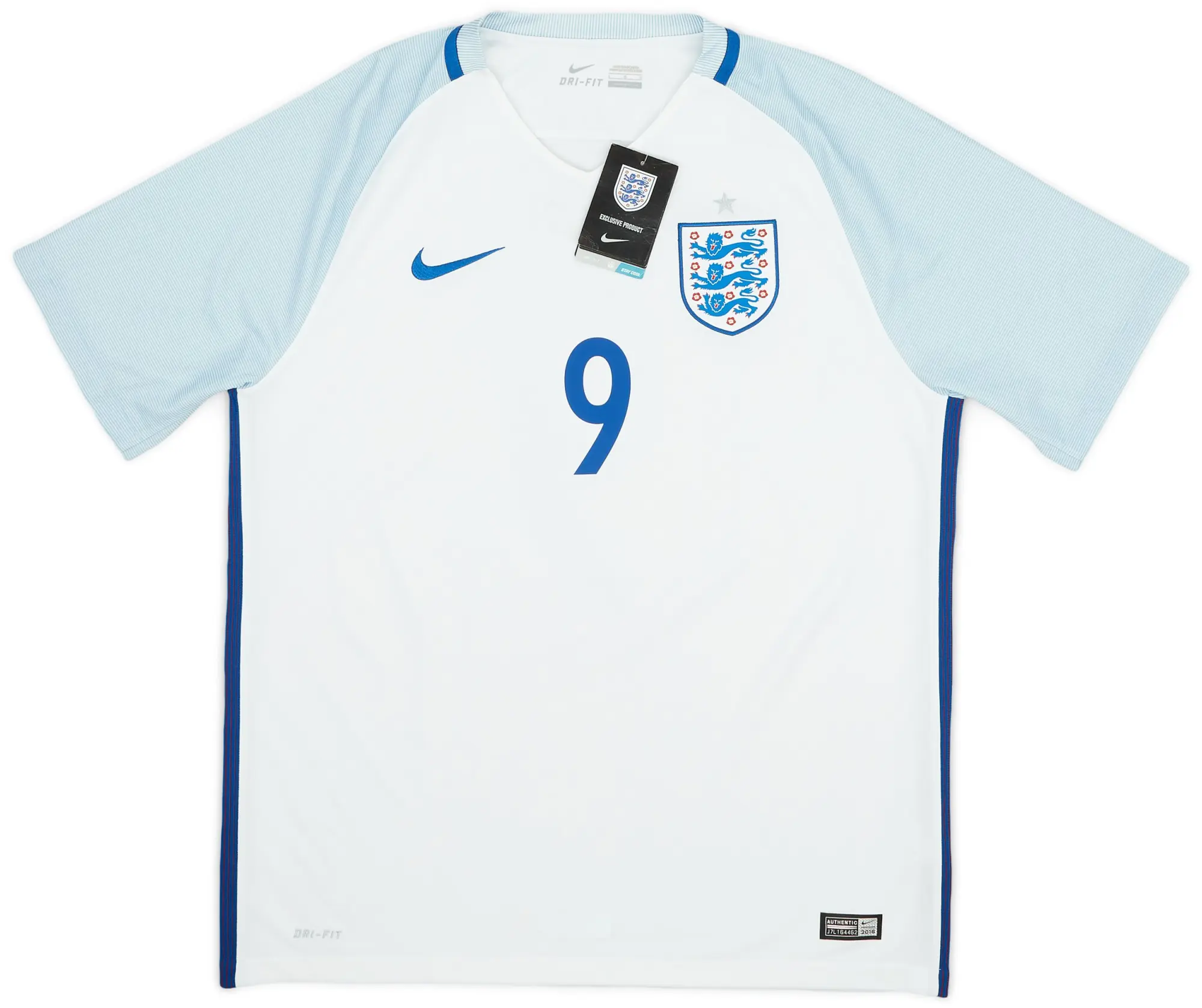 Nike 2016-17 England Home Shirt Kane #9 (XL)