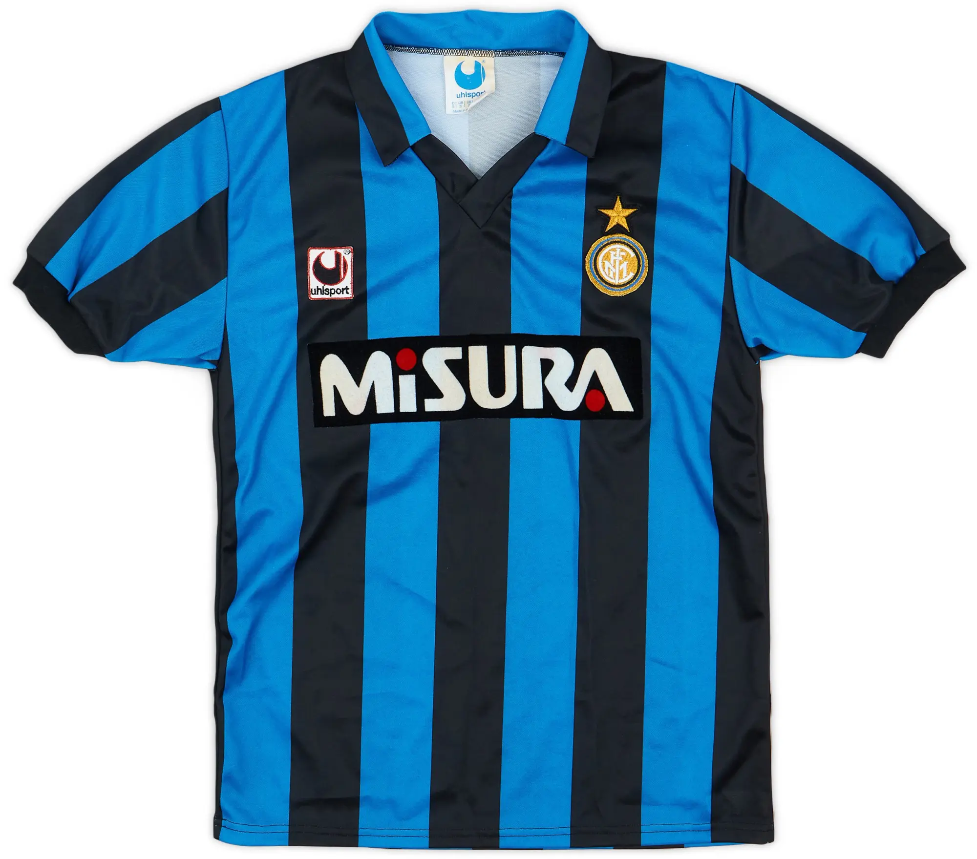 1990-91 Inter Milan Home Shirt - 8/10 - (S)