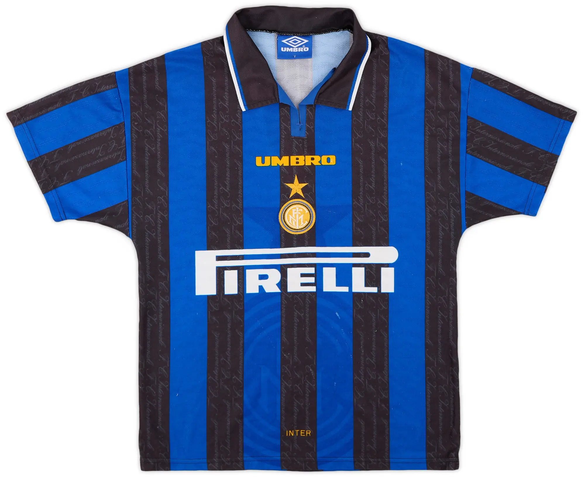 Umbro 1996-97 Inter Milan Home Shirt - 7/10 - (Y)