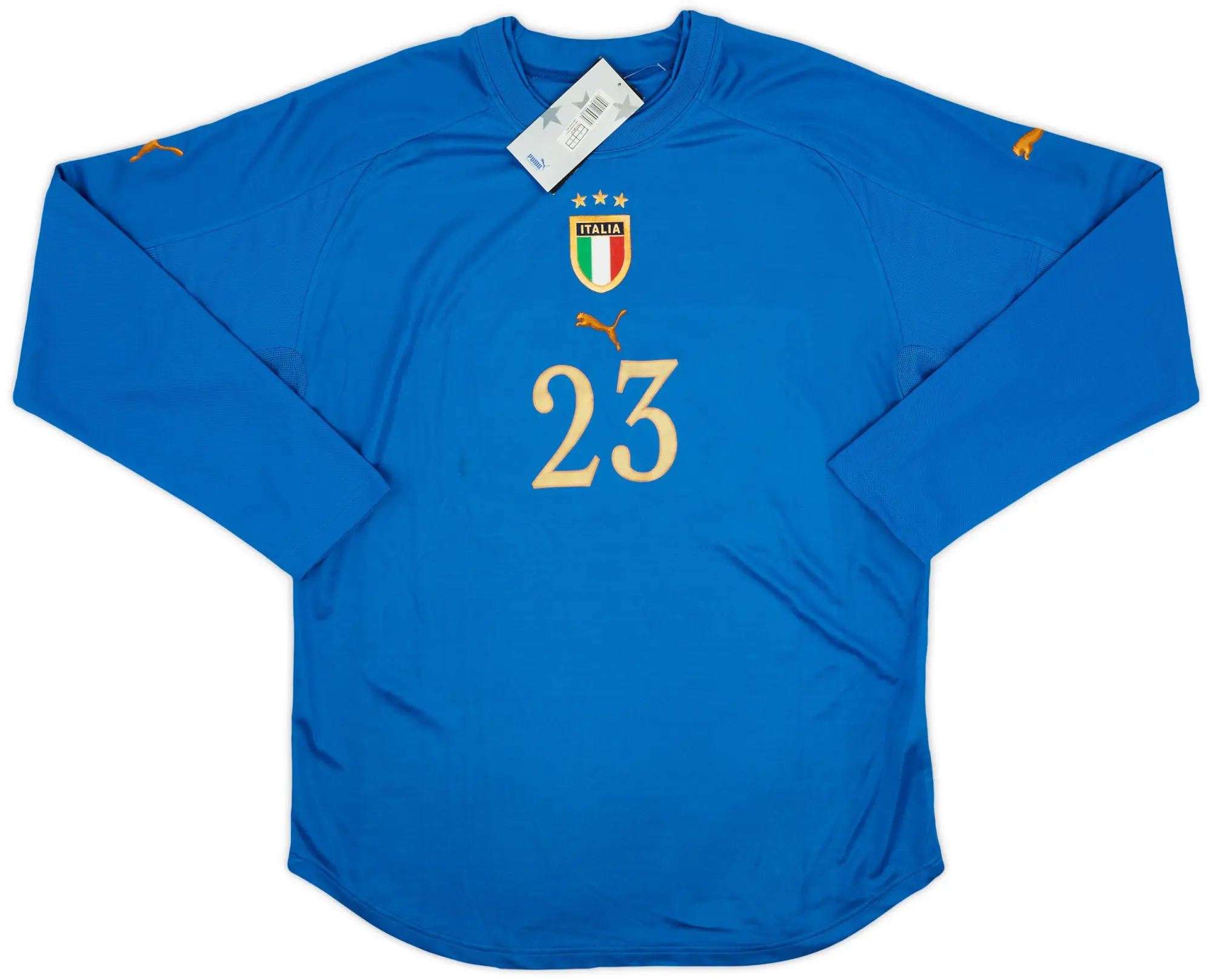 Puma 2004-06 Italy Home L/S Shirt #23 (L)
